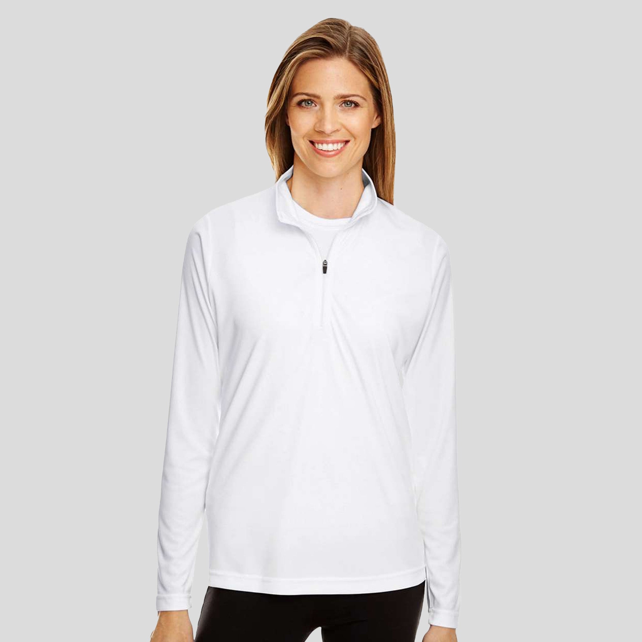 Women's Zone Performance Quarter-Zip Pullover | White