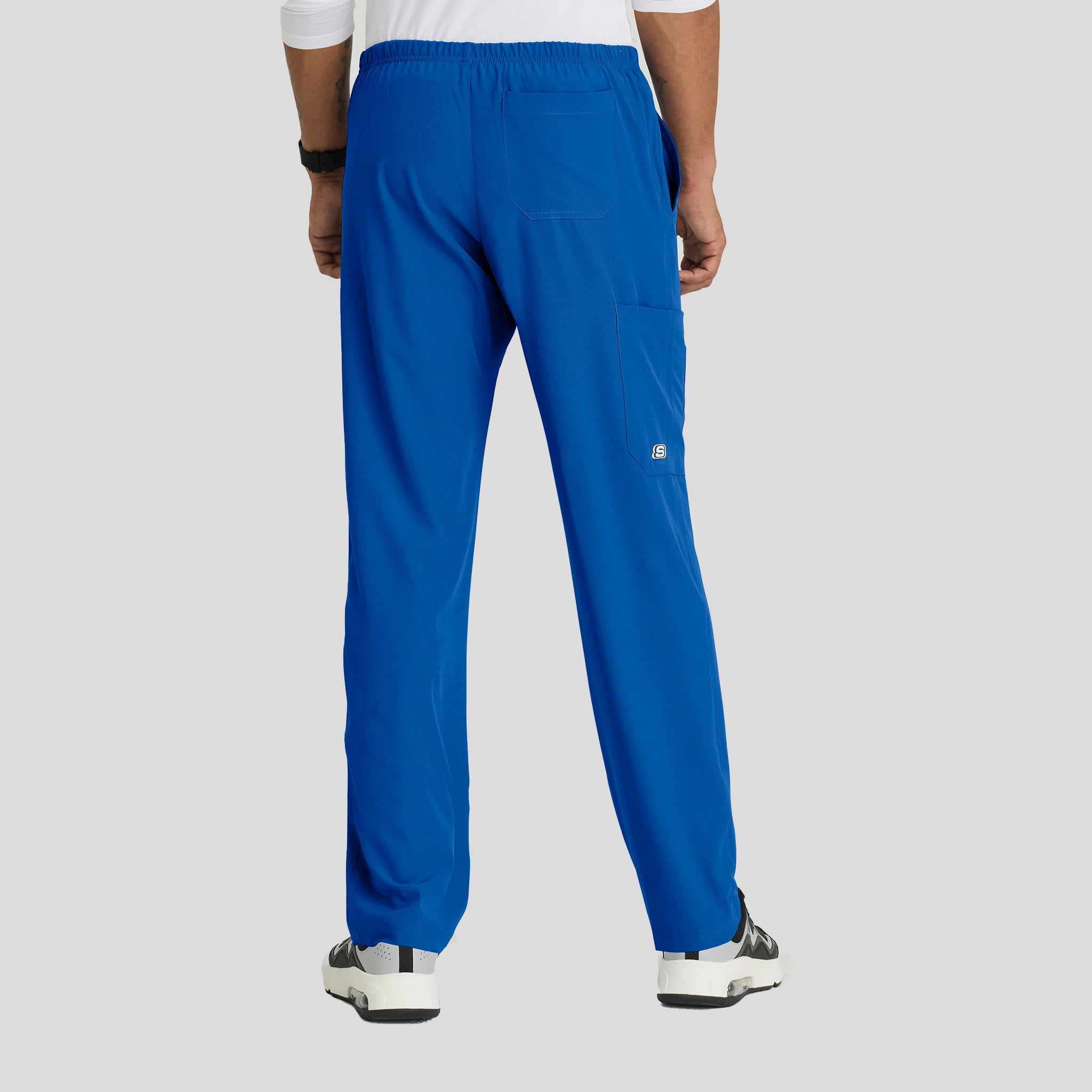 Men's Structure 4-Pockets Zip-Fly Scrub Pant | Royal