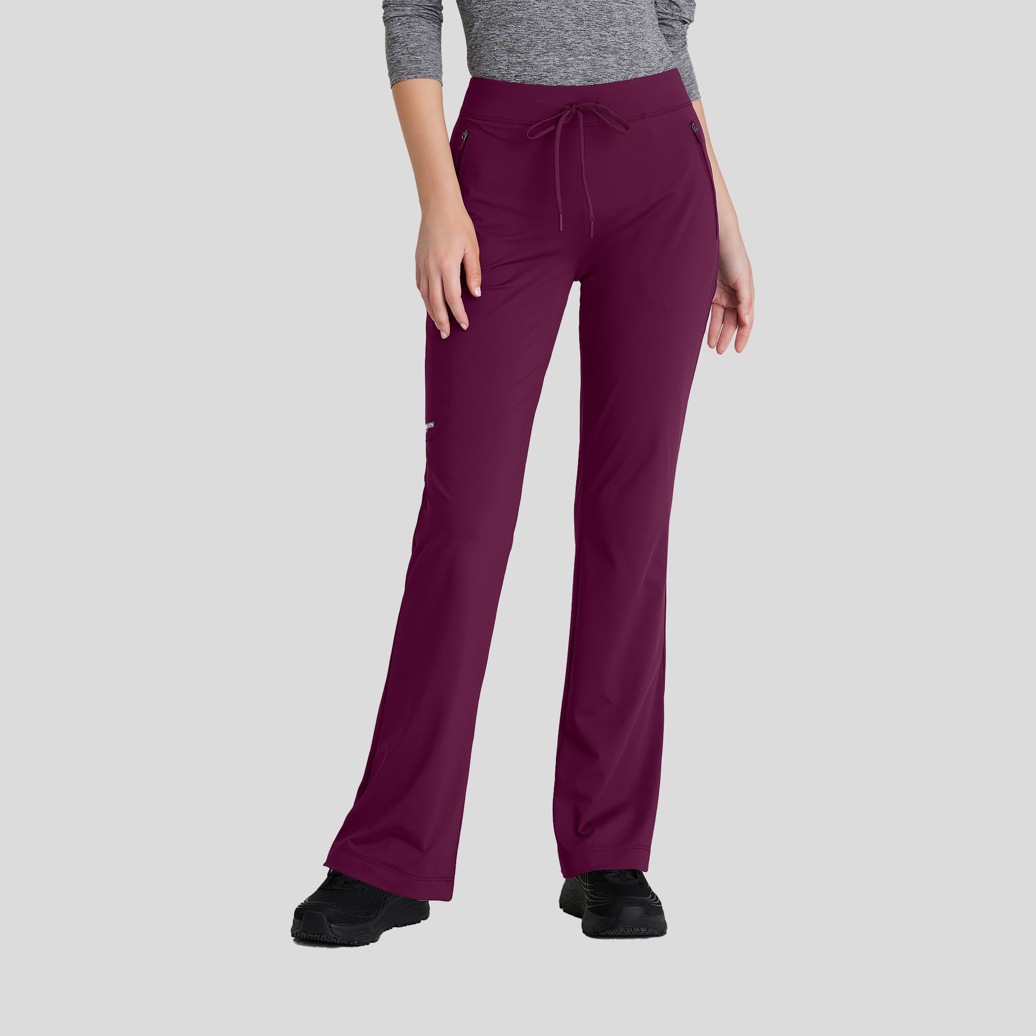 Glide 4-Pocket Fit and Flare Pant | Wine