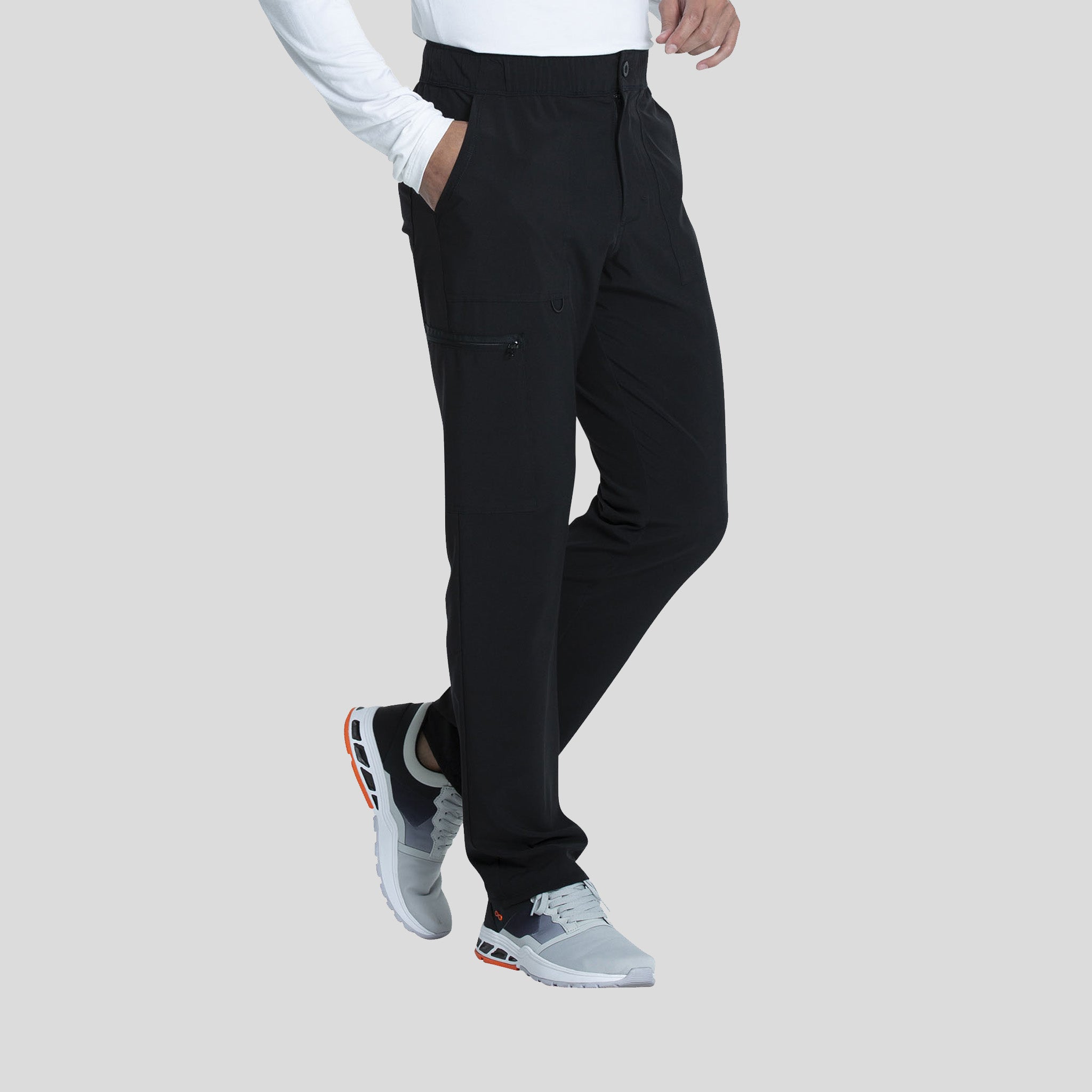 Men's Fly Front Cargo Pant | Black