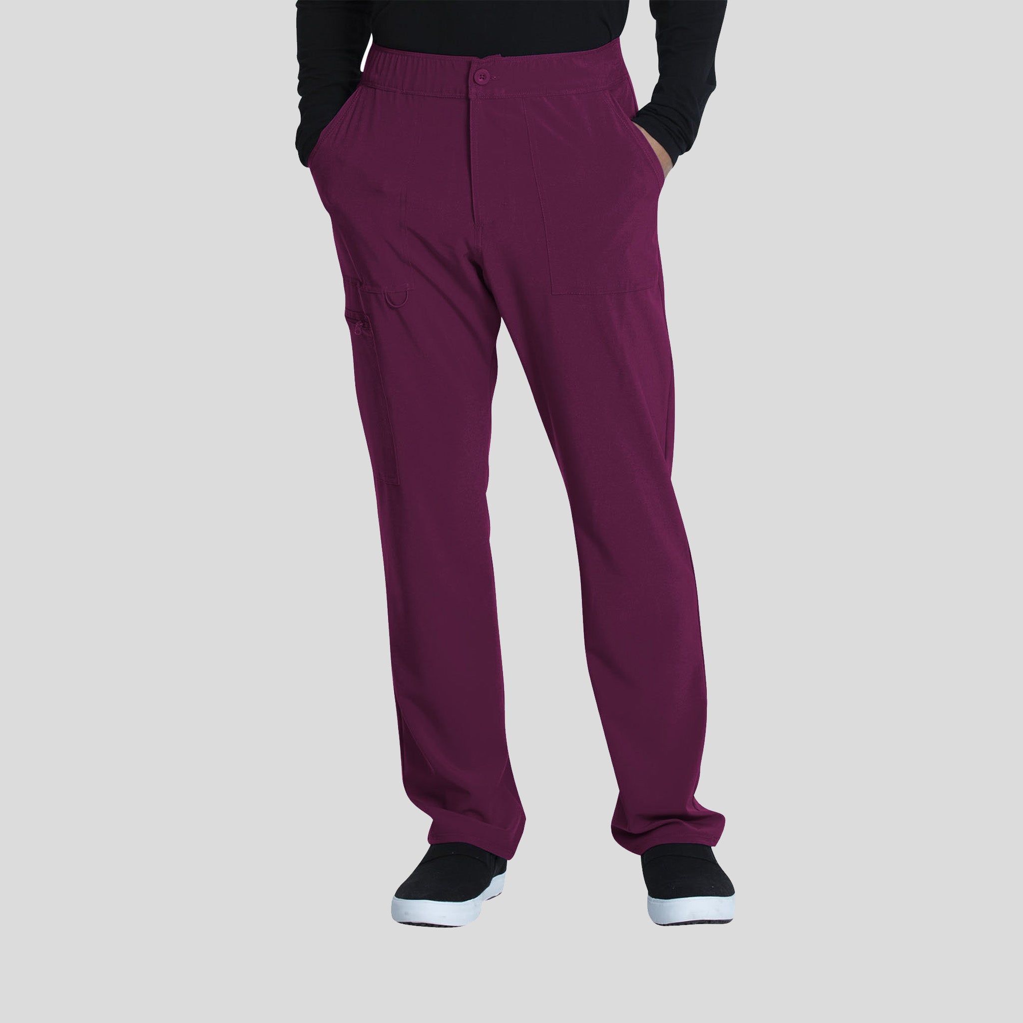 Men's Fly Front Cargo Pant | Wine