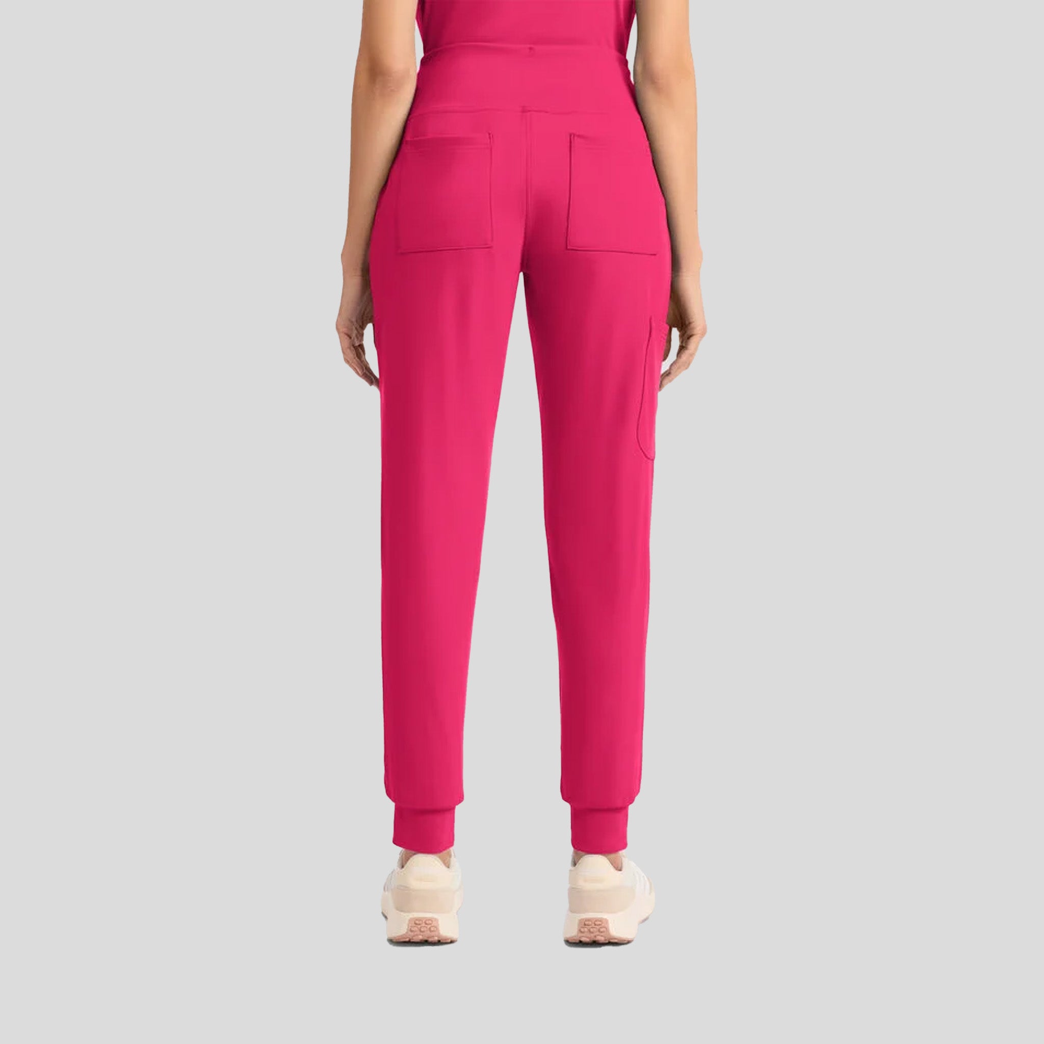 Achieve Pull-On Jogger Scrub Pant | Tropical Hibiscus