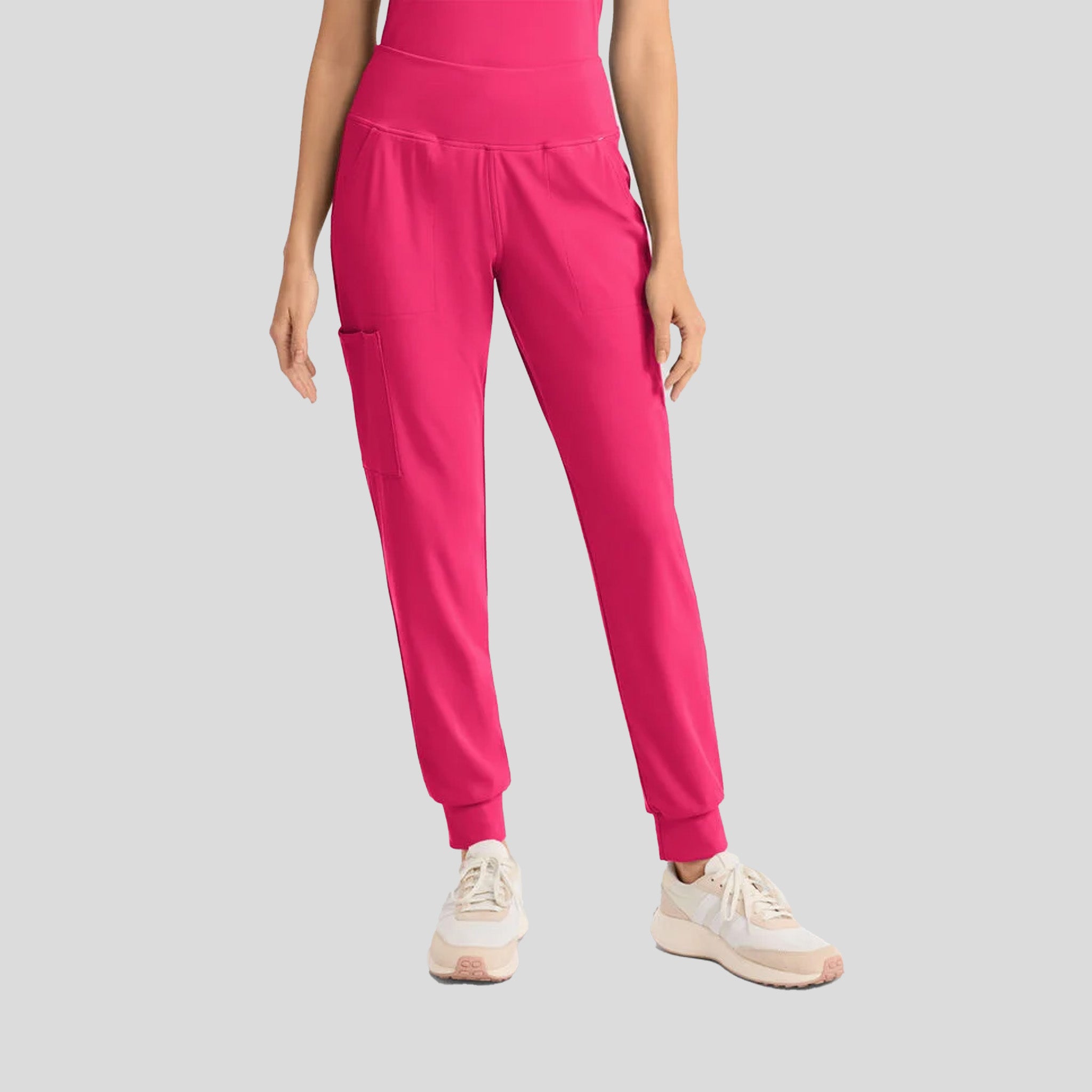 Achieve Pull-On Jogger Scrub Pant | Tropical Hibiscus