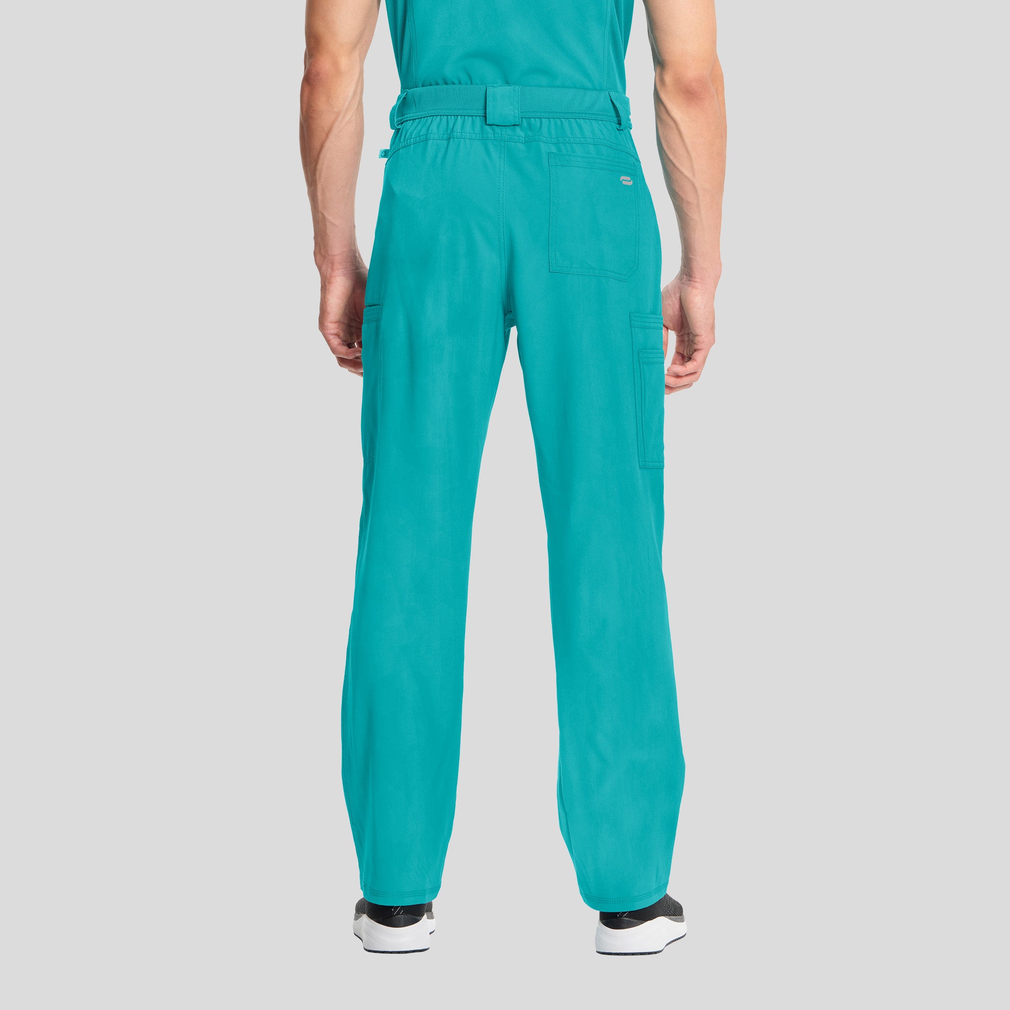 Men's Zip Fly Cargo Scrub Pant | Teal