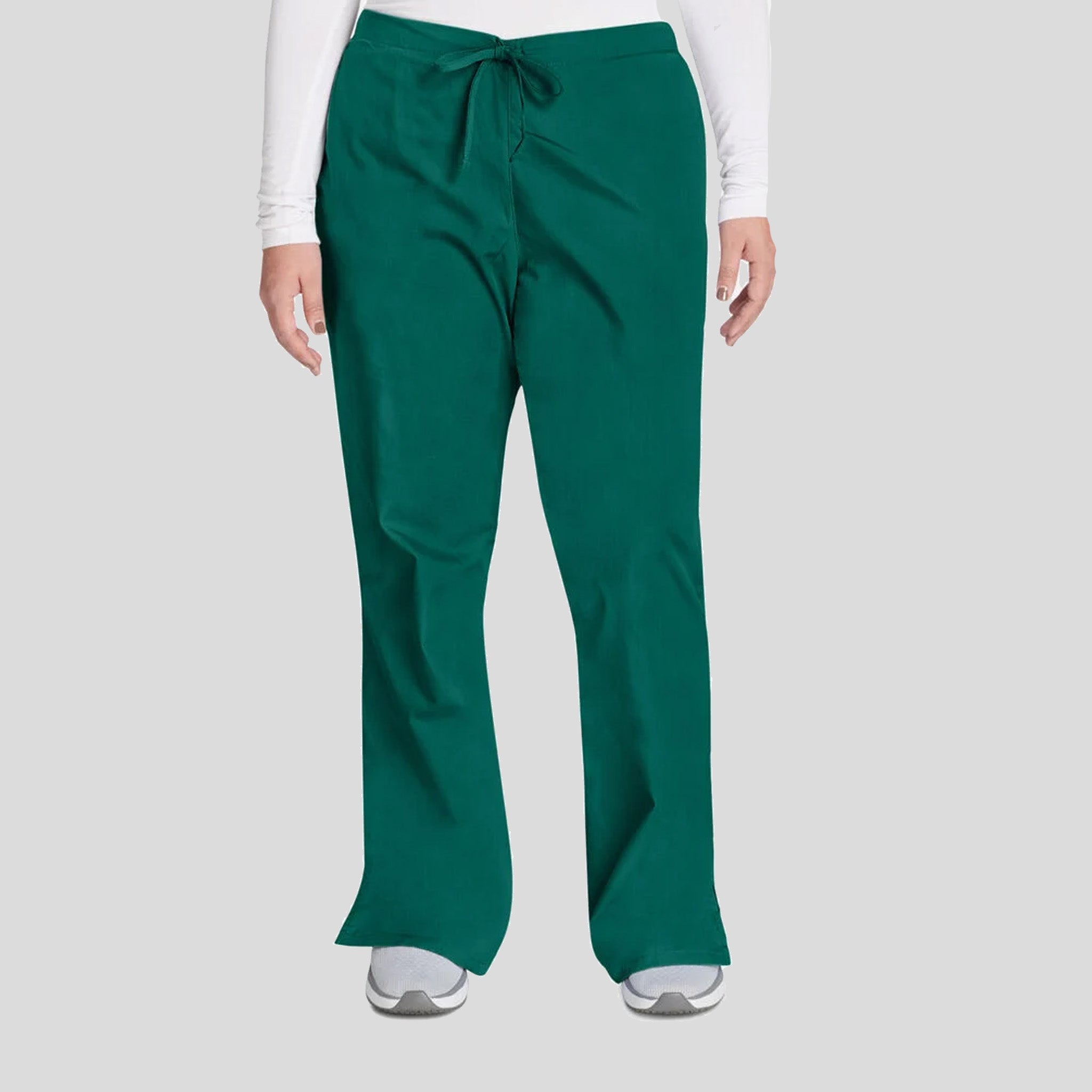 Natural Rise Flare Leg Drawstring Pant | Hunter