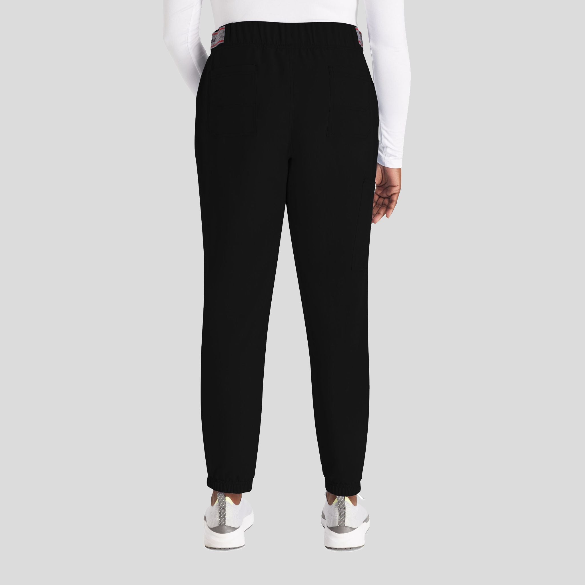 Women's Mid Rise Jogger Scrub Pant | Black