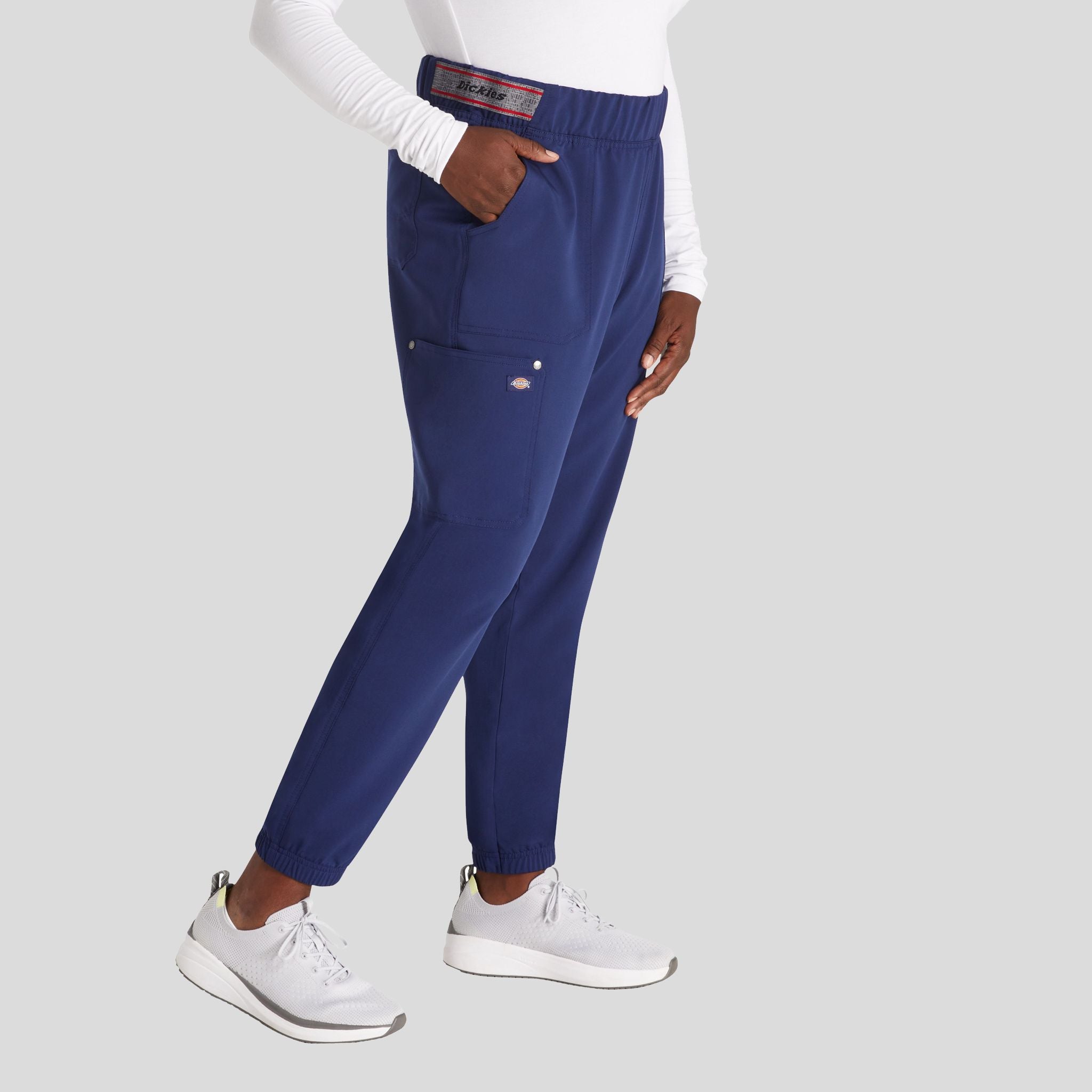 Women's Mid Rise Jogger Scrub Pant | Navy