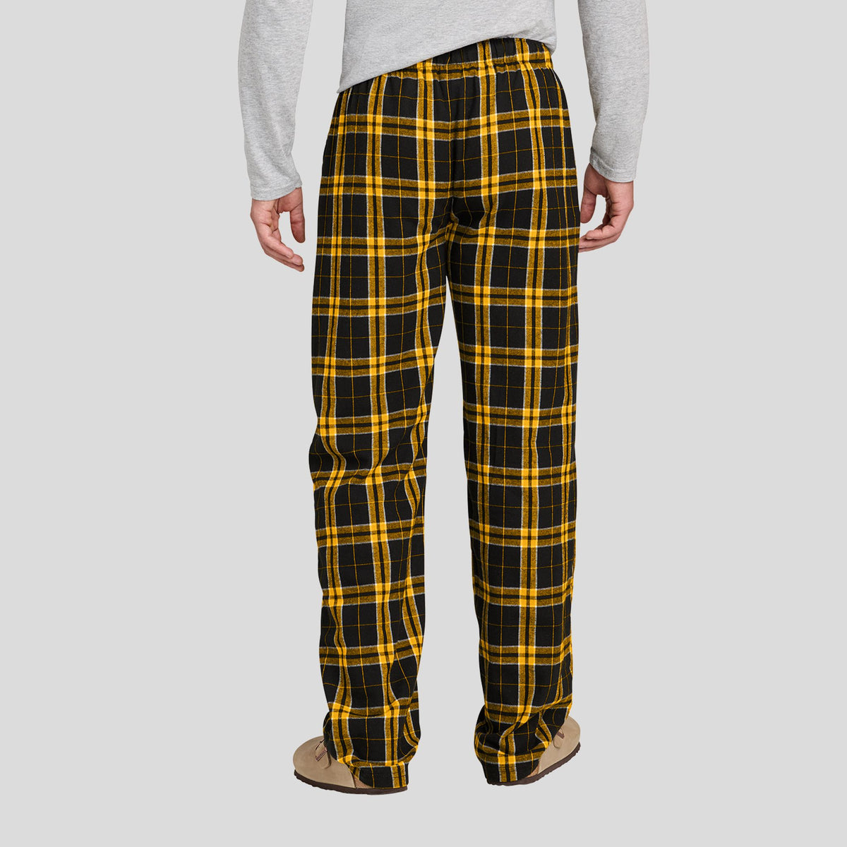 Flannel Pocket Pant | Black/Gold
