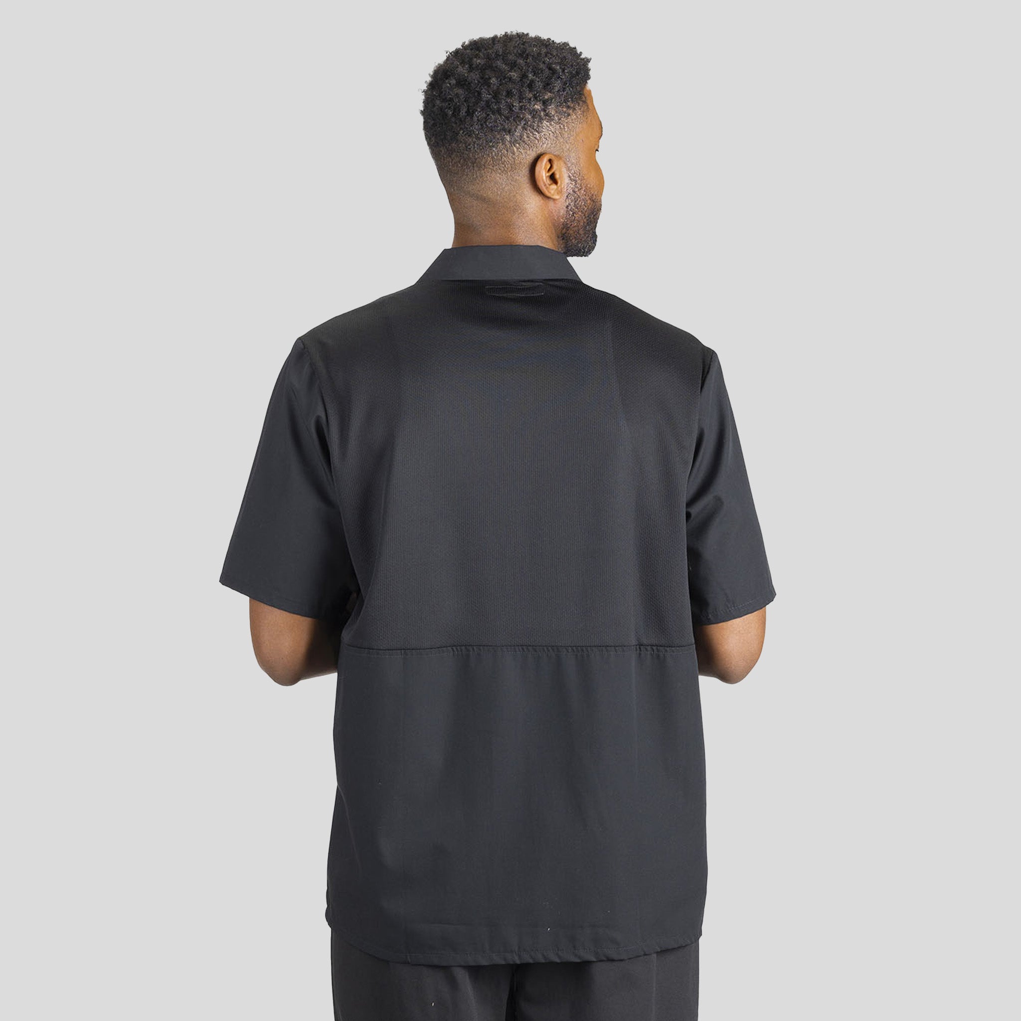 Cook Shirt with Mesh Back | Black