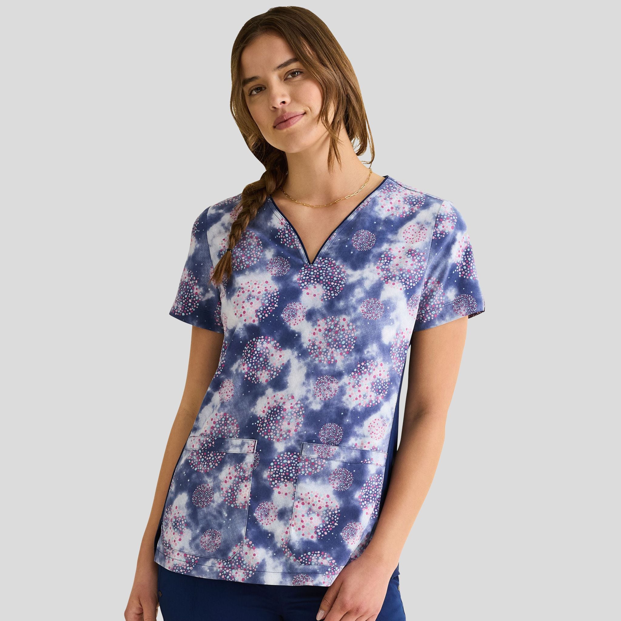 Jean Fantastical Dots Print Top | FSLD