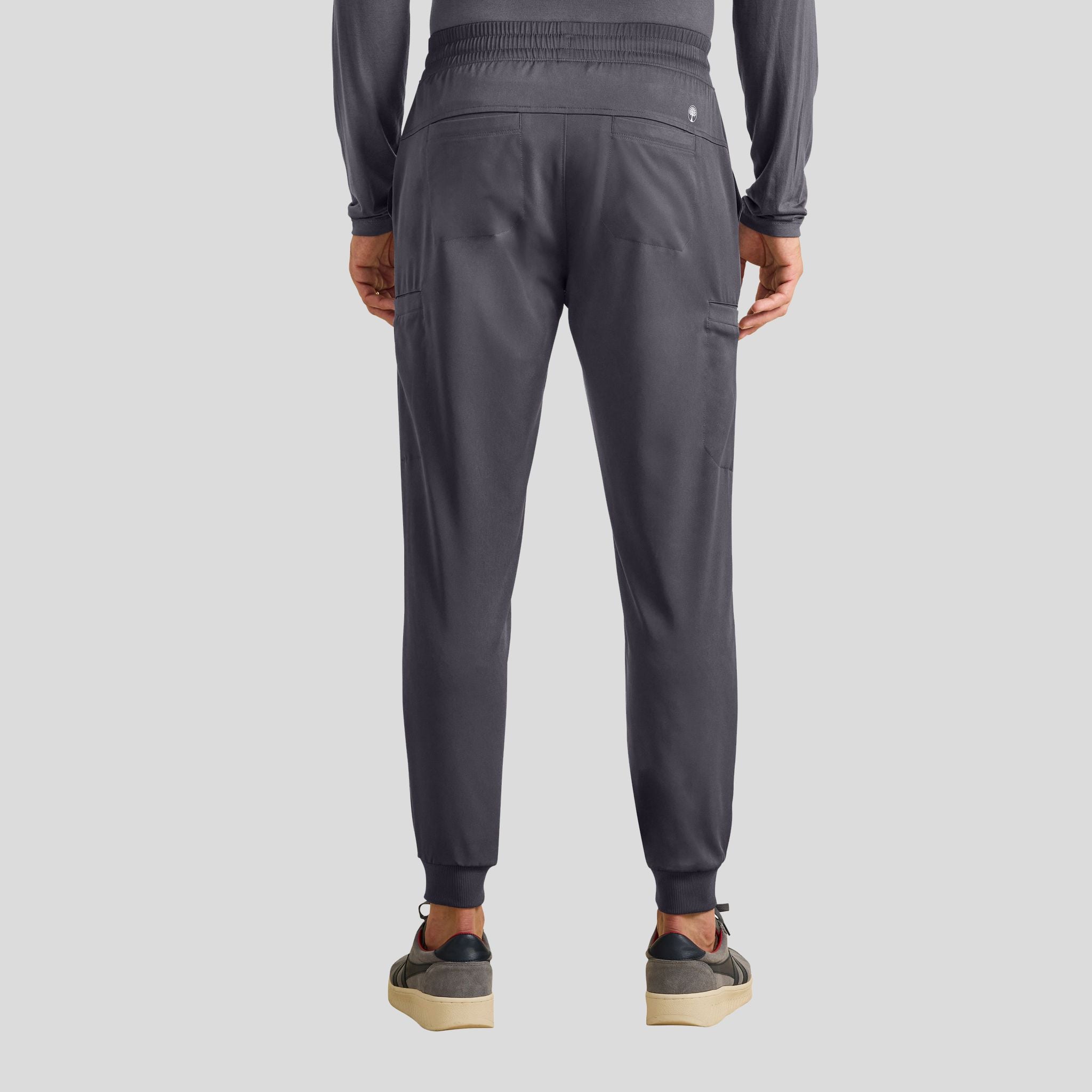 Men's Mid Rise Jogger Scrub Pant | Pewter