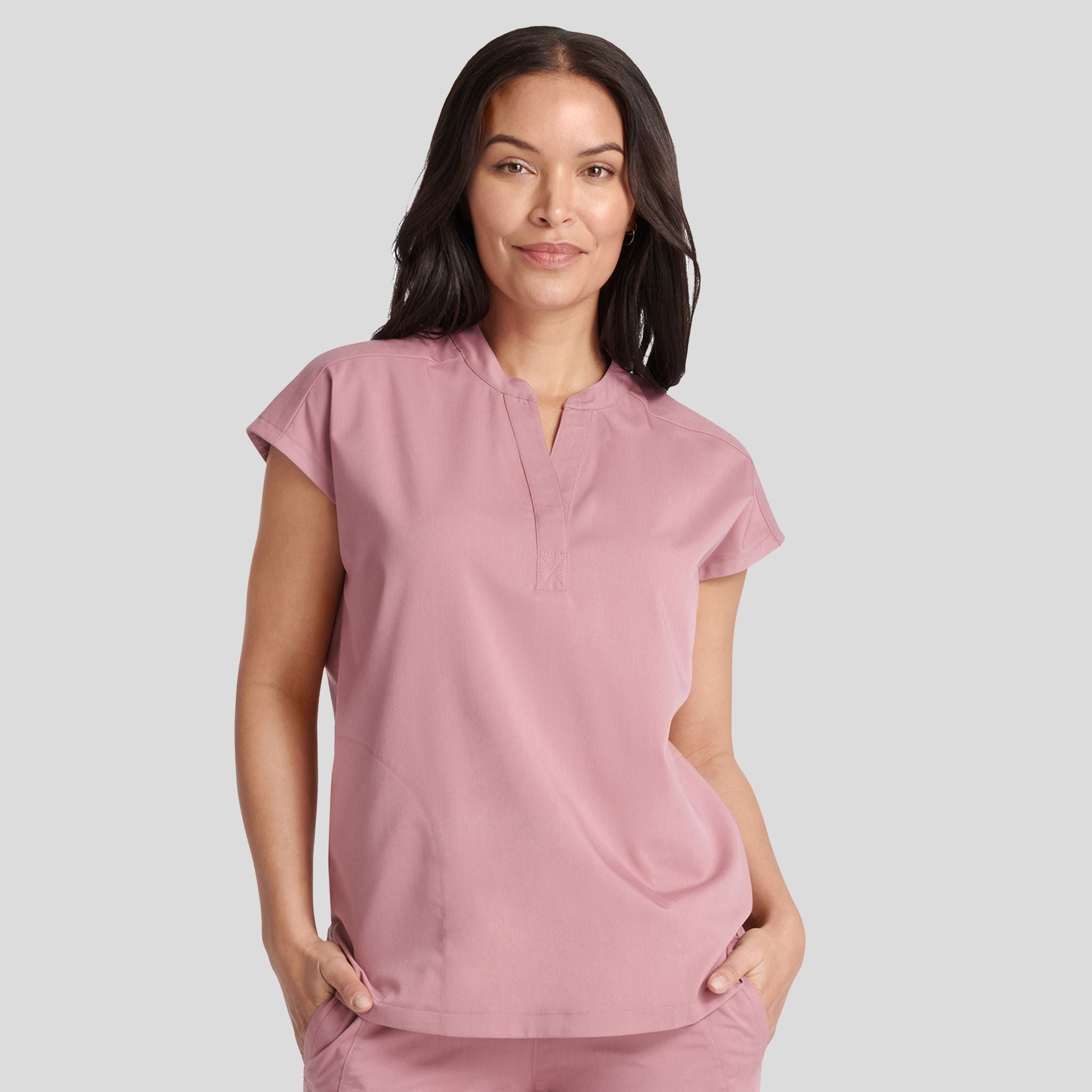 HEH_HEALINGHANDS_PURPLELABEL_JOURNEYTOP_2152_DRIEDROSE_FRONT