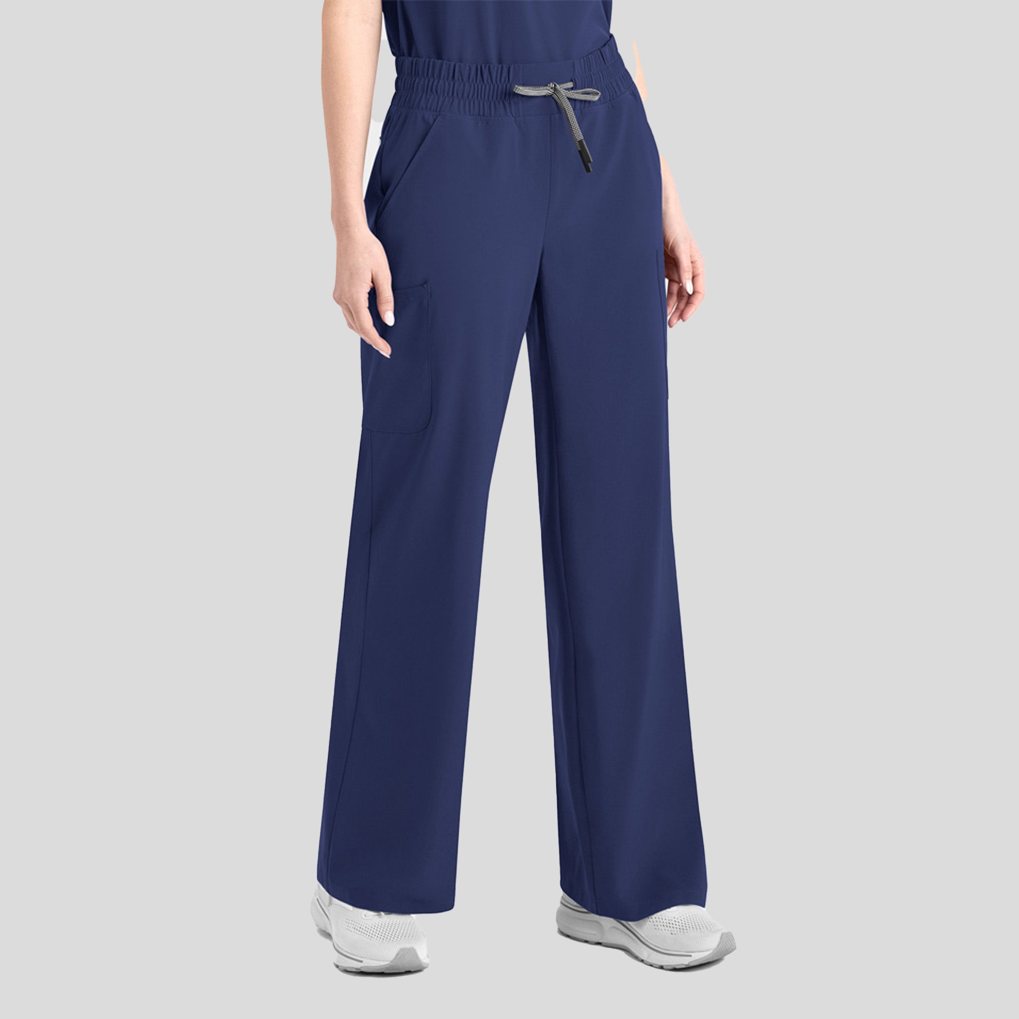 Womenโs Wide Leg Pant | Navy