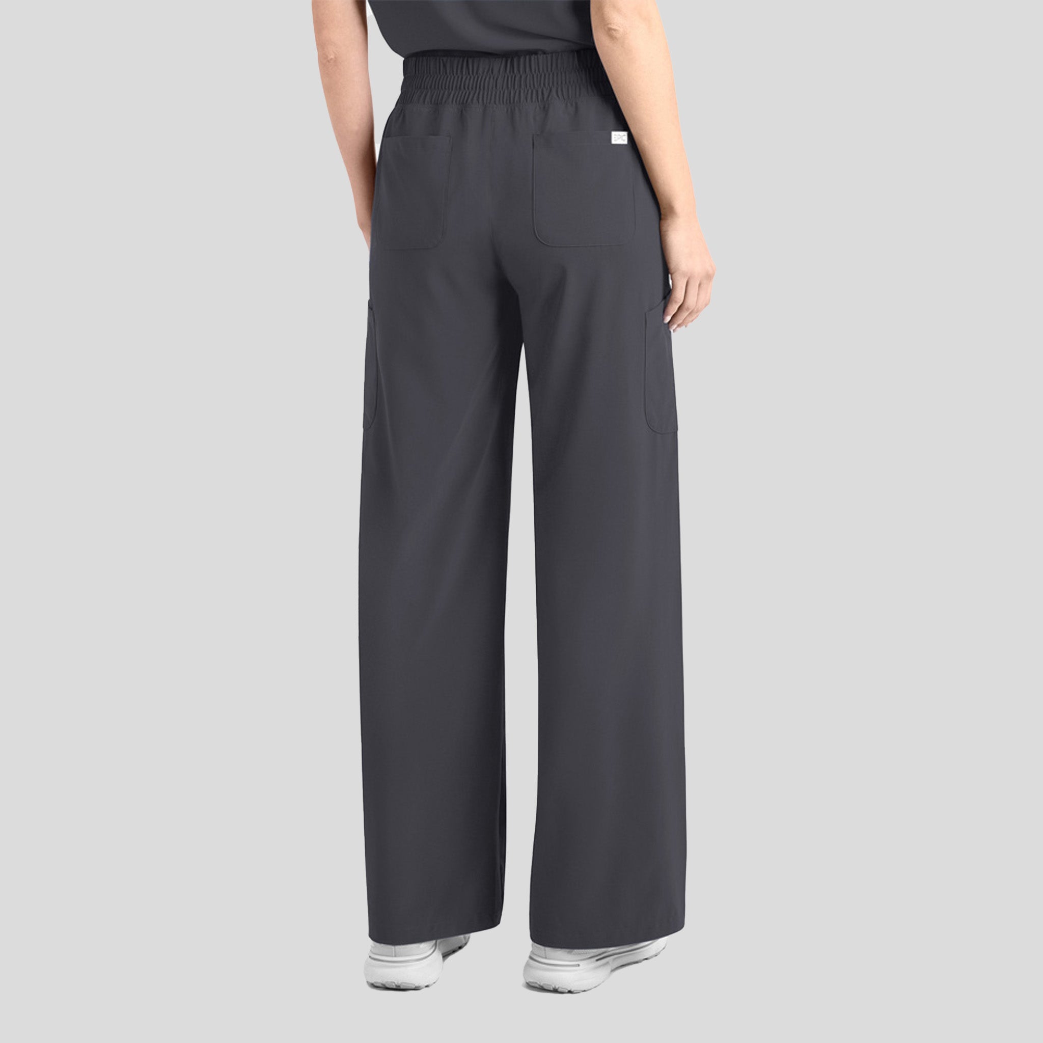 Womenโs Wide Leg Pant | Pewter