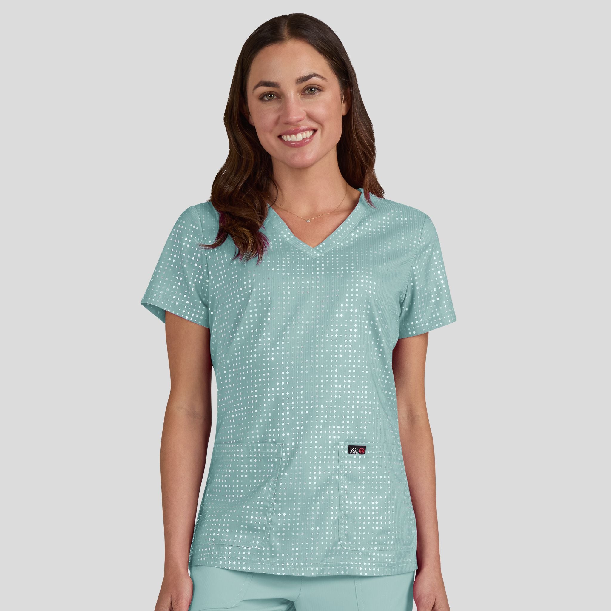 Velora Top | Iridescent Sage