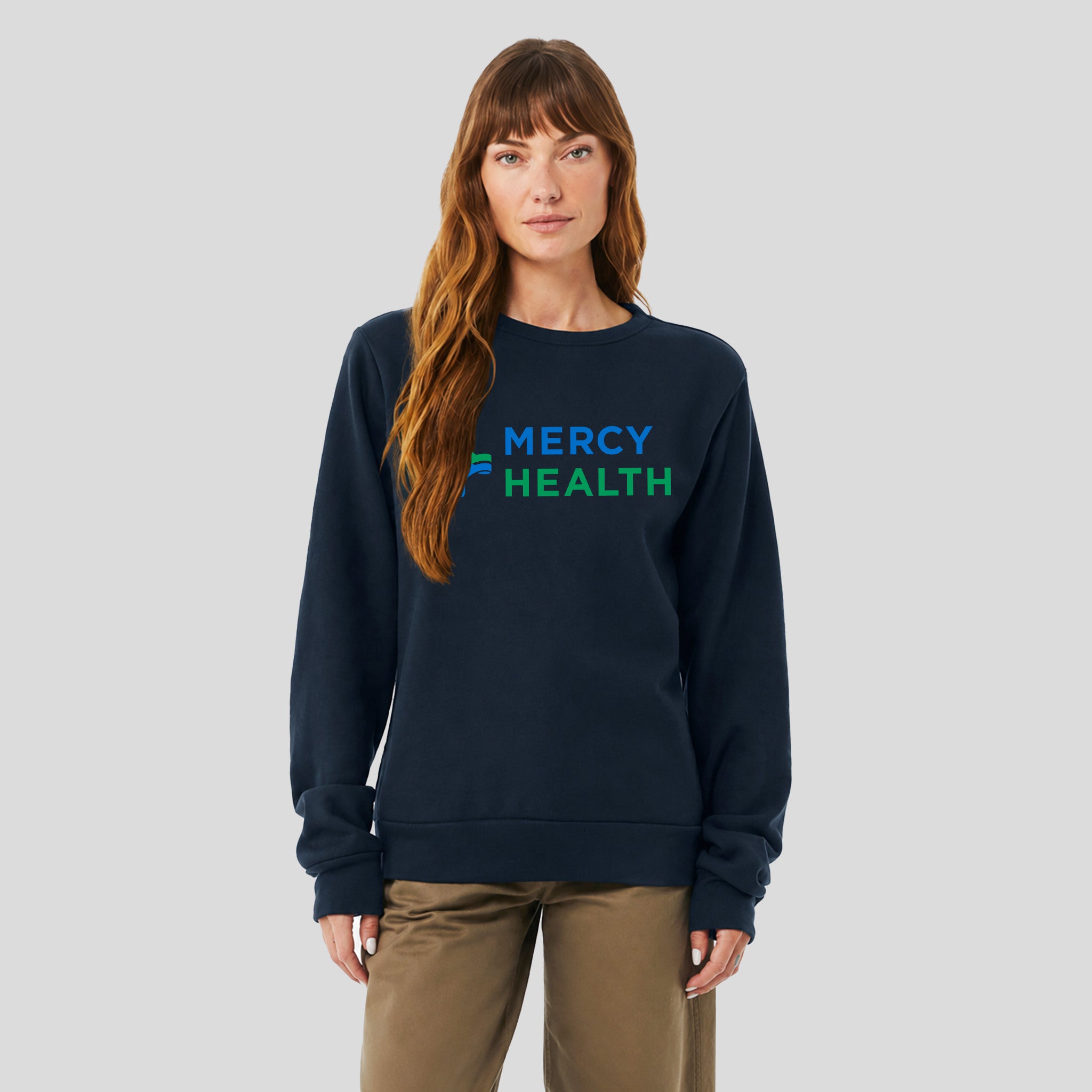 Mercy Health Unisex Crewneck Sweatshirt | Navy