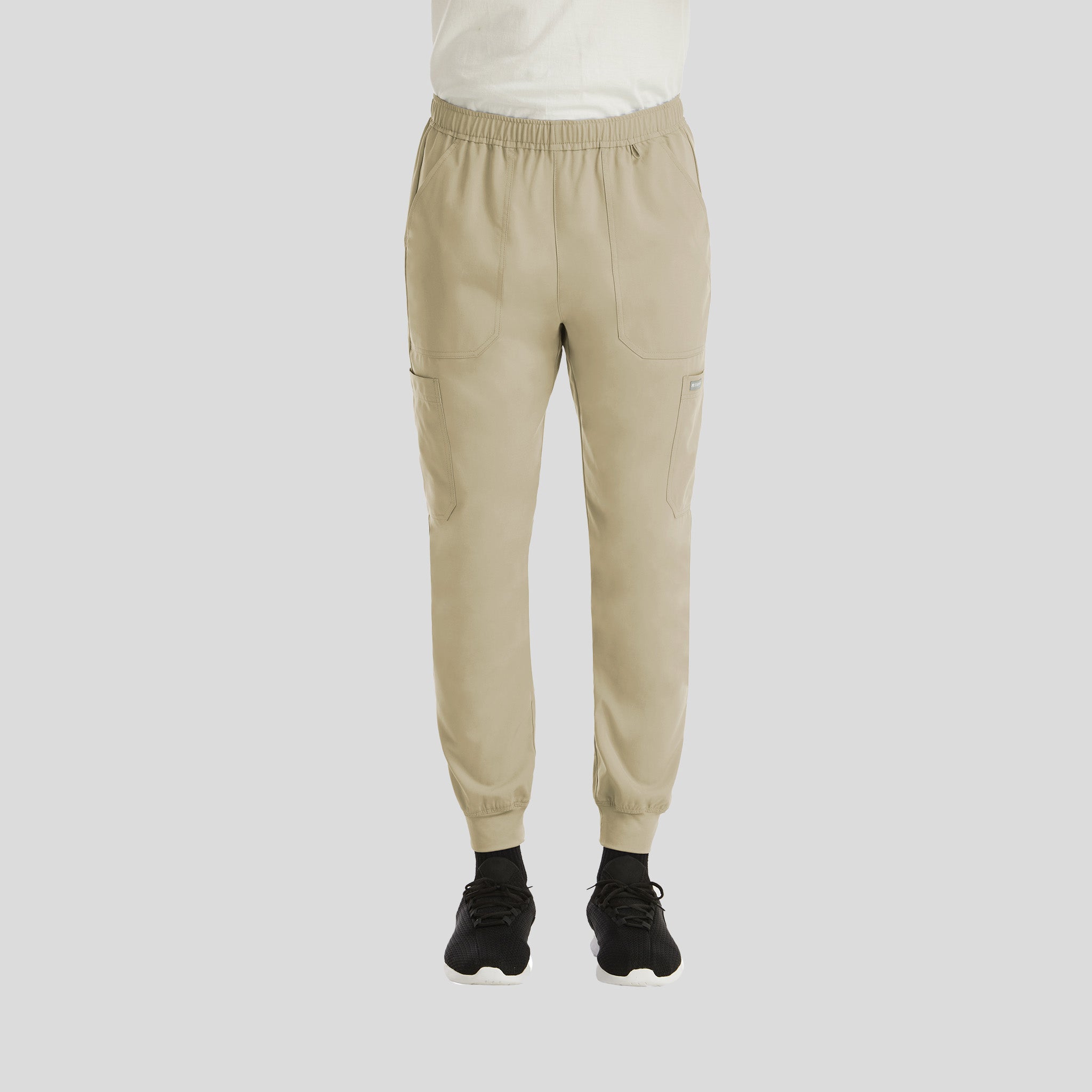 Menβs Full Elastic Jogger | Khaki