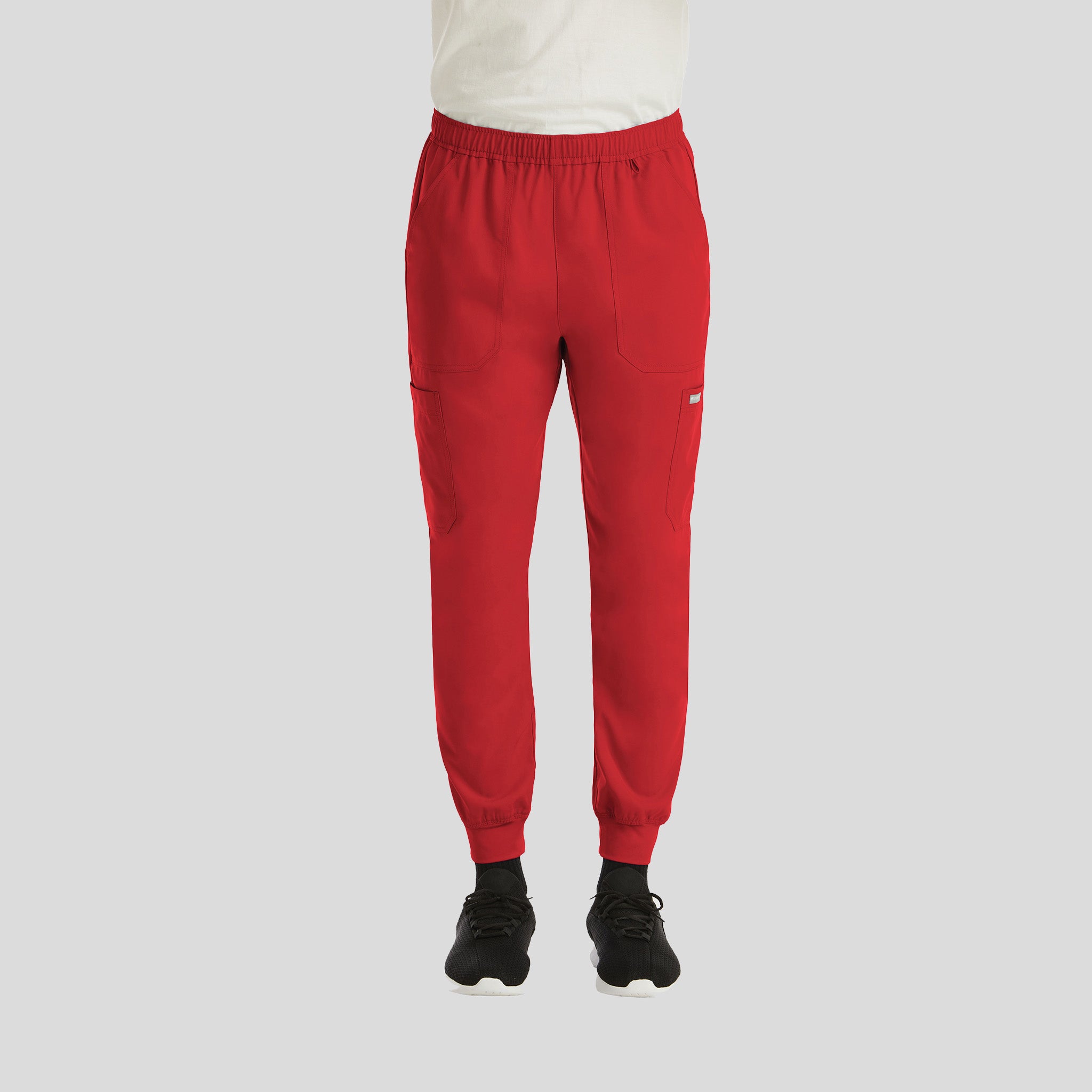 Menβs Full Elastic Jogger | Red