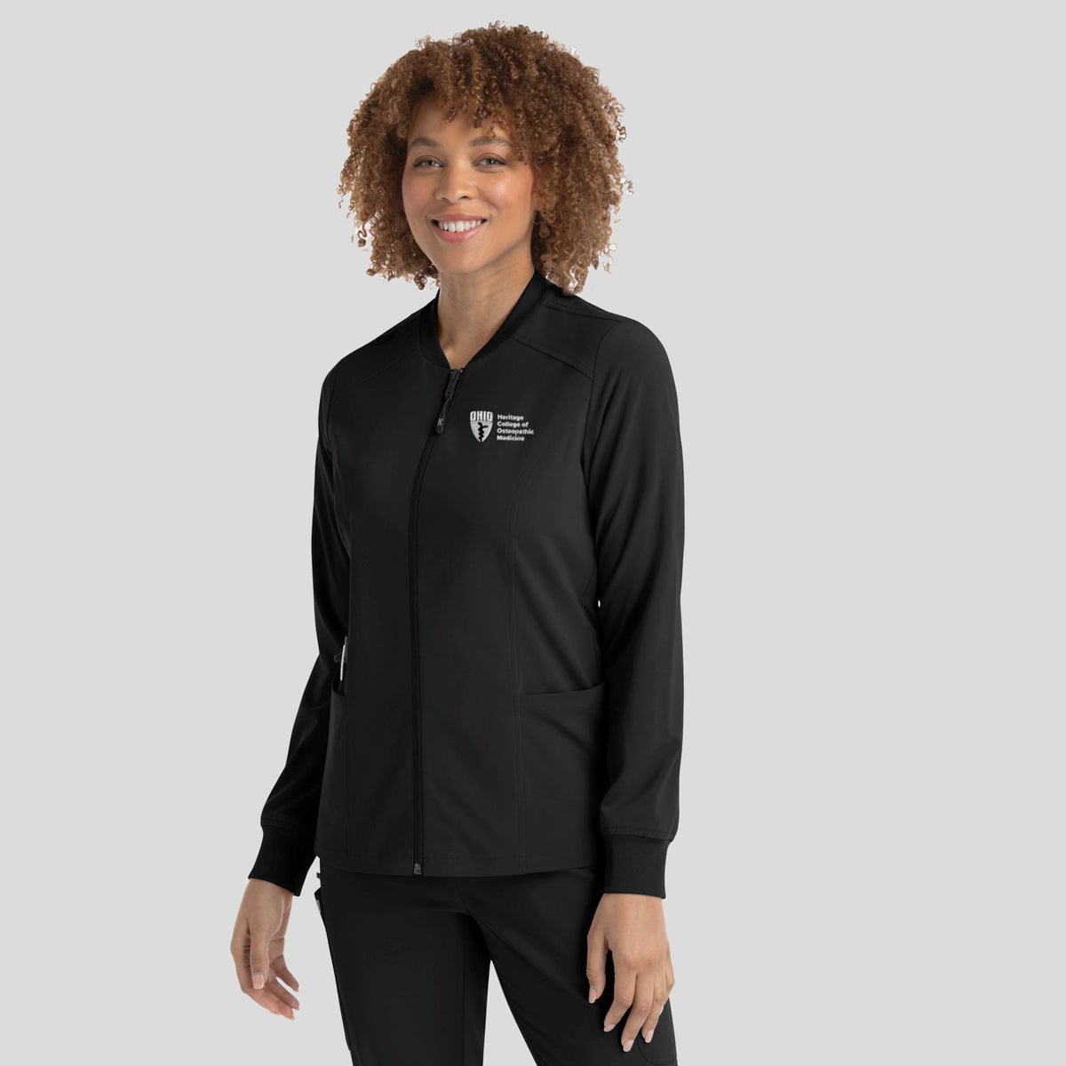 Ohio University Womenβs Zip Jacket | Black