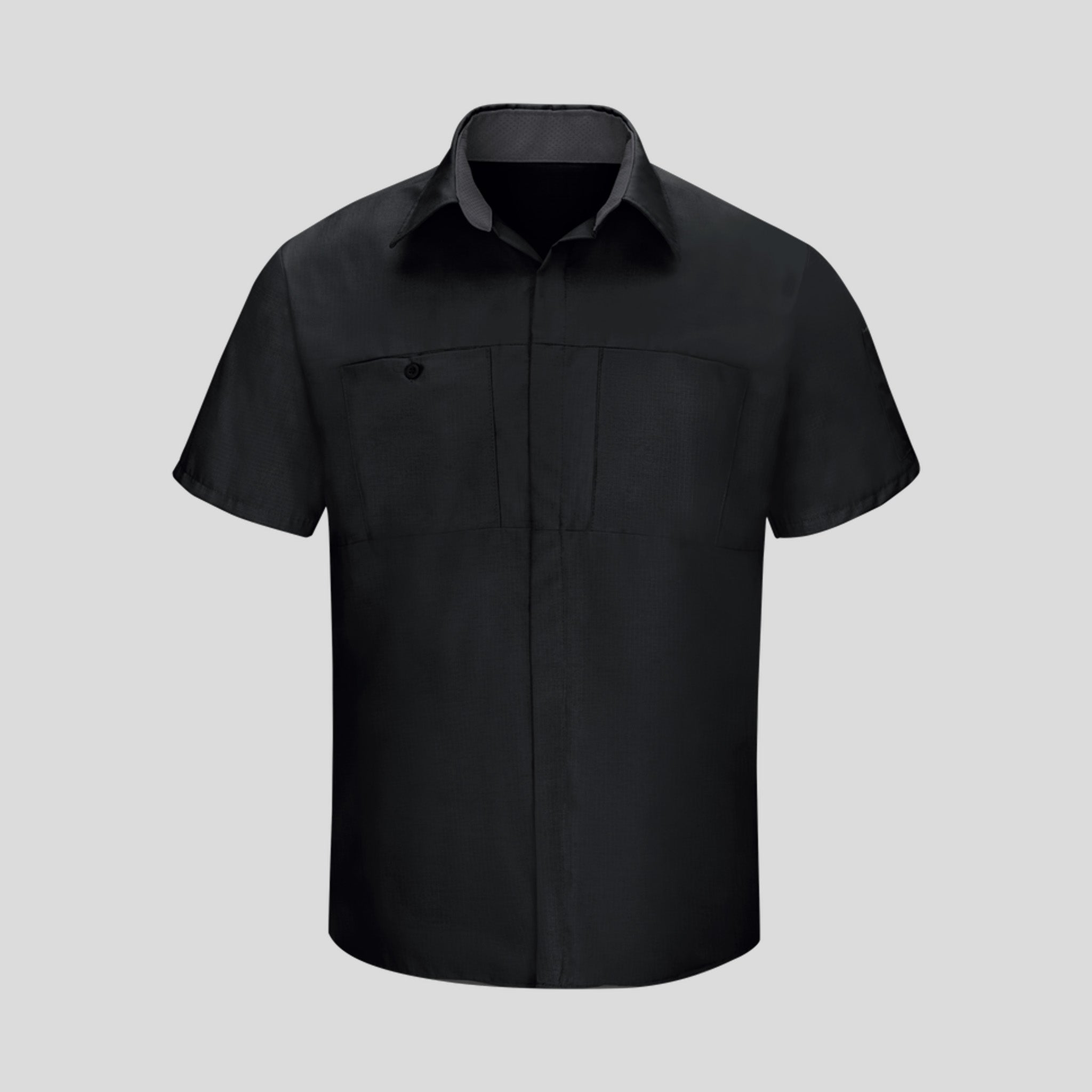 Short Sleeve Performance Plus Shop Shirt With Oilblok Technology | Black/Charcoal