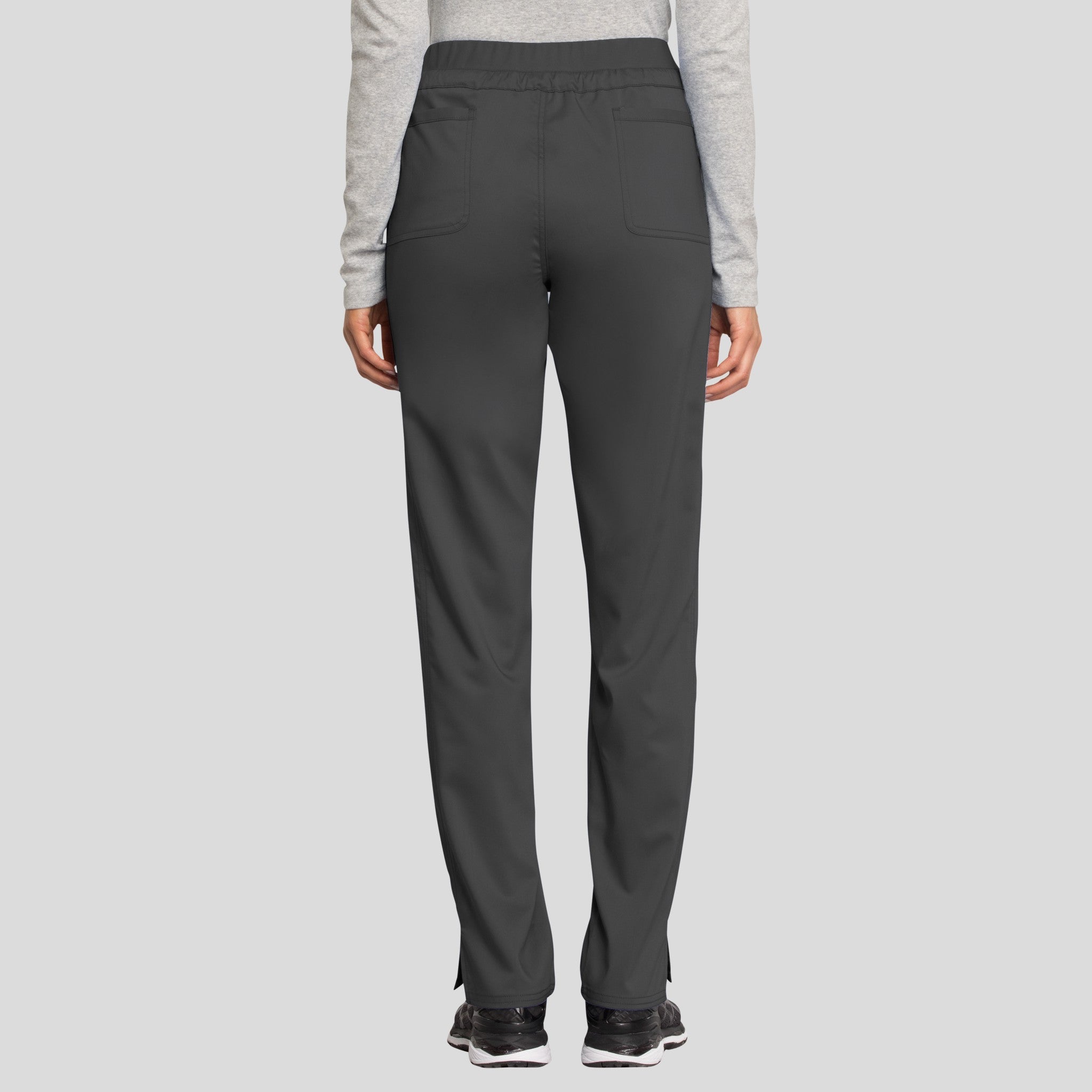 Tapered Leg Drawstring Scrub Pant | Pewter