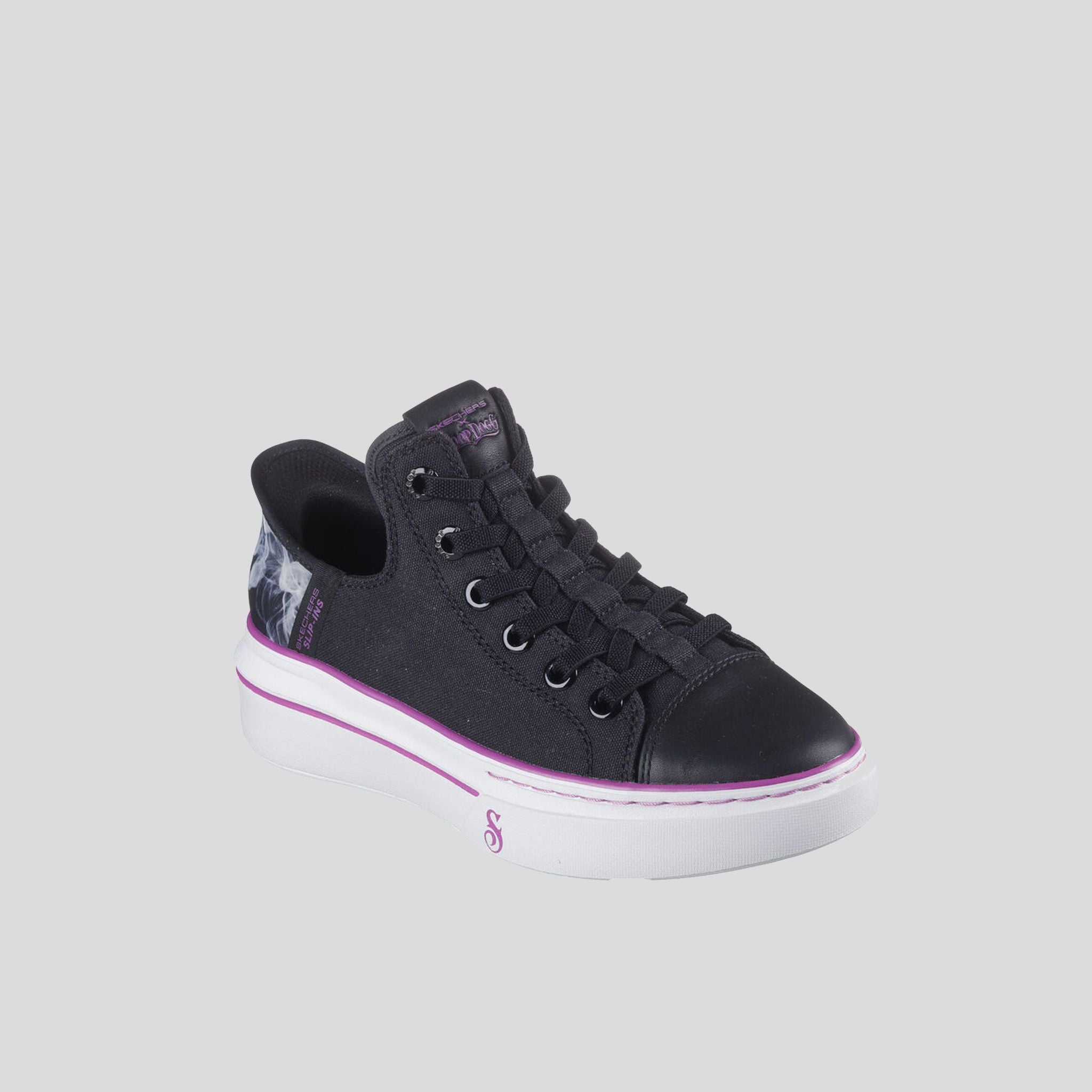 Skechers Slip-ins: Snoop One - Boss Life Canvas | Black/Purple