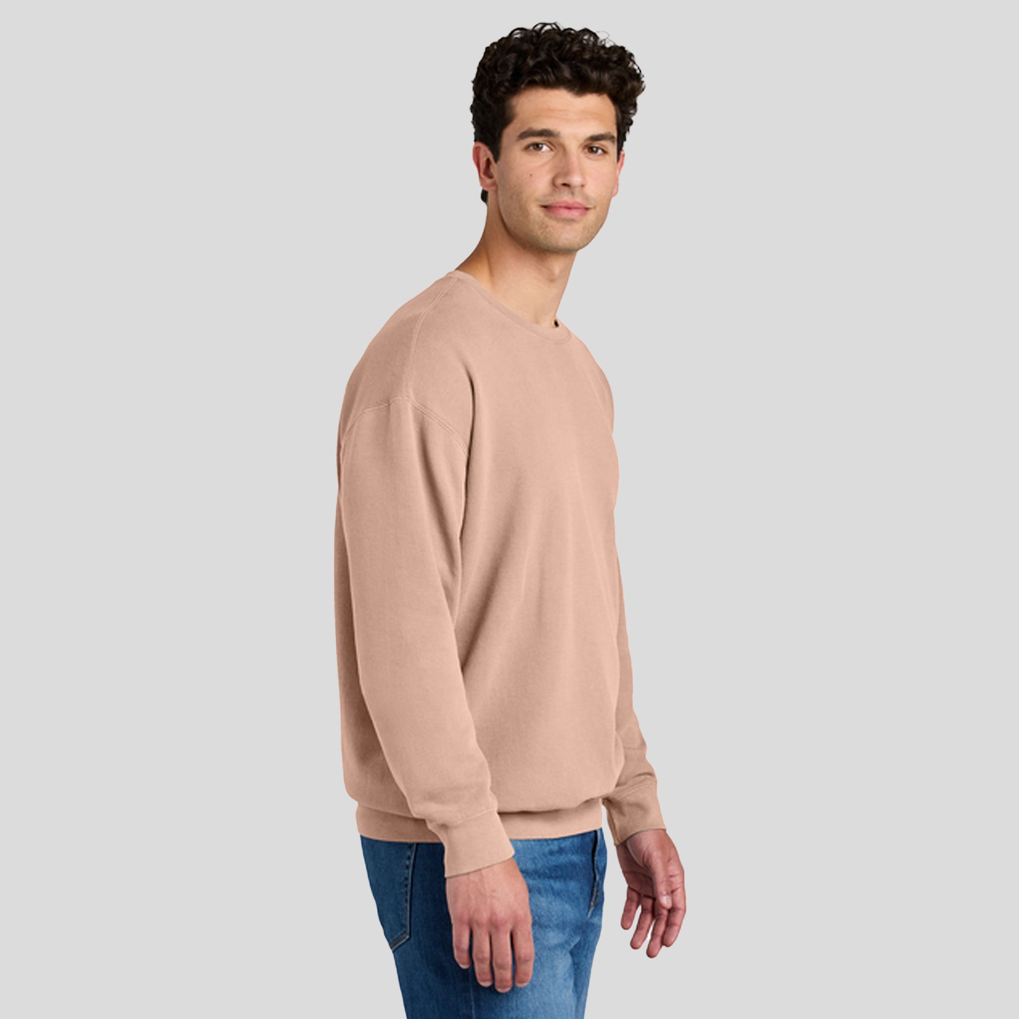 Lightweight Crewneck Sweatshirt | Peachy