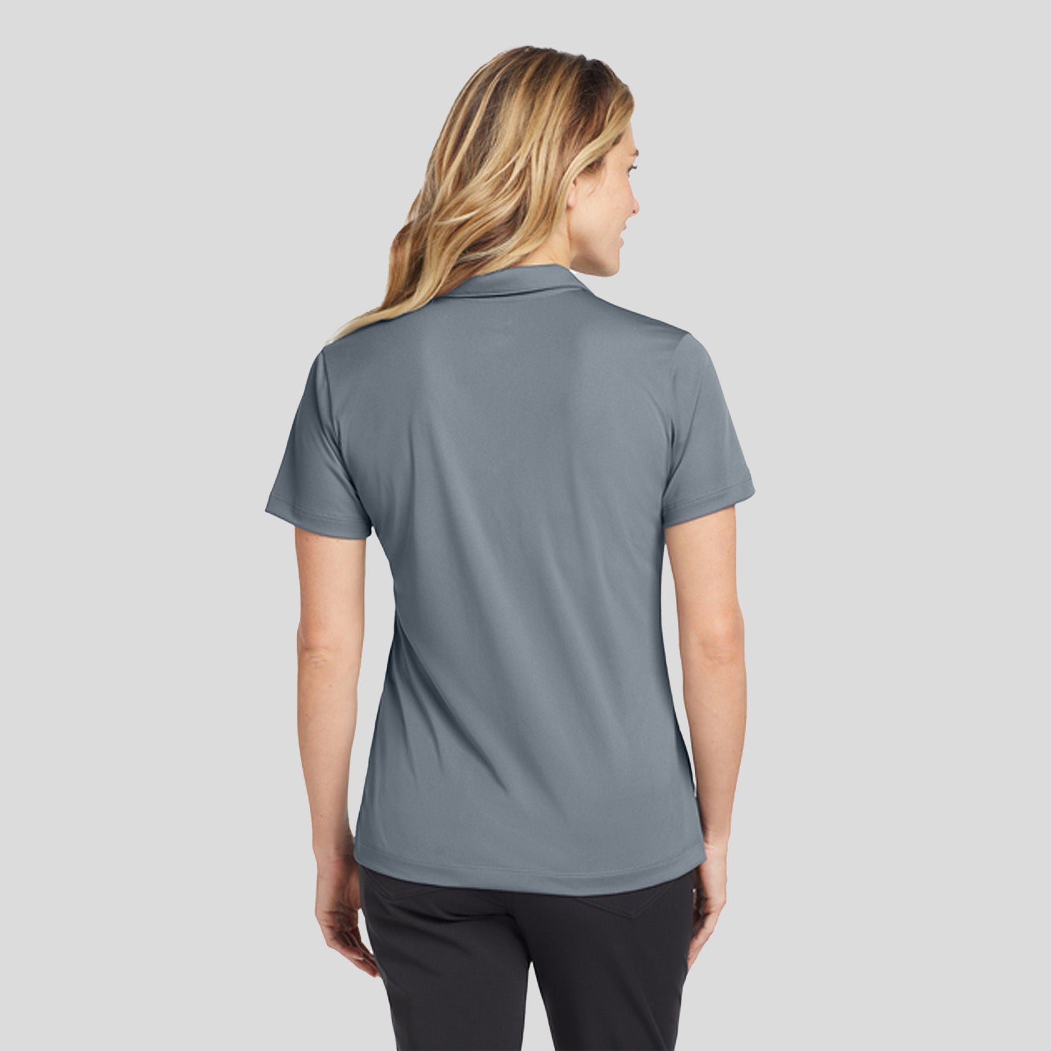 Women's Dri-FIT Vertical Mesh Polo | Cool Grey