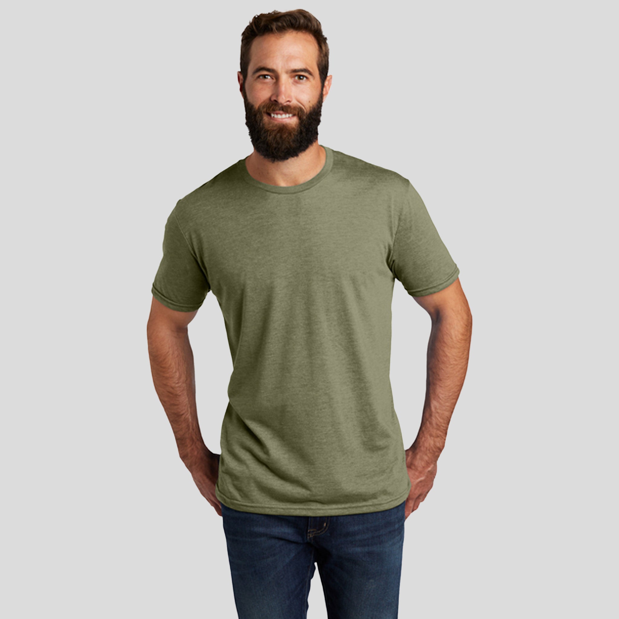Unisex Tri-Blend Tee | Olive You Green