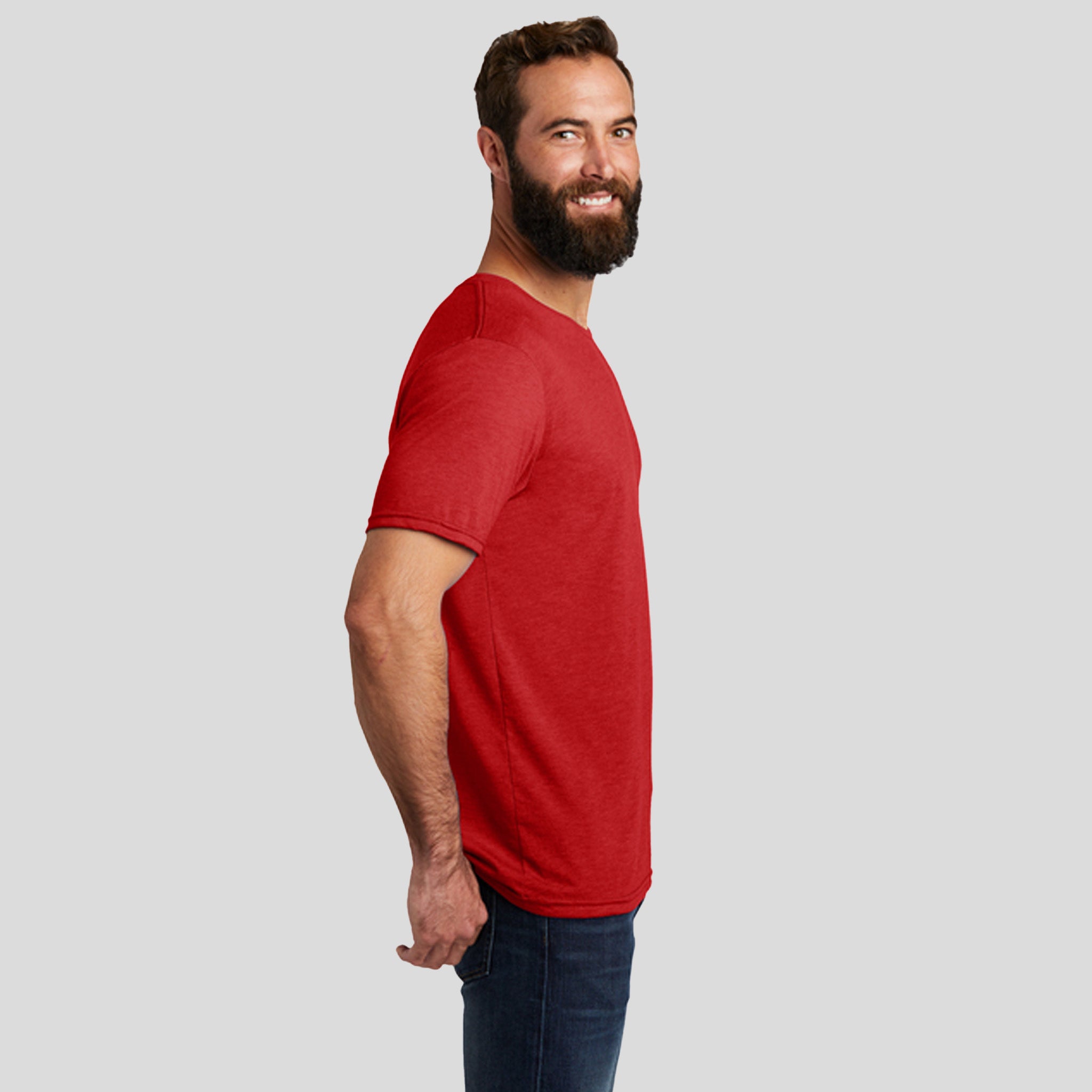 Unisex Tri-Blend Tee | Rise Up Red
