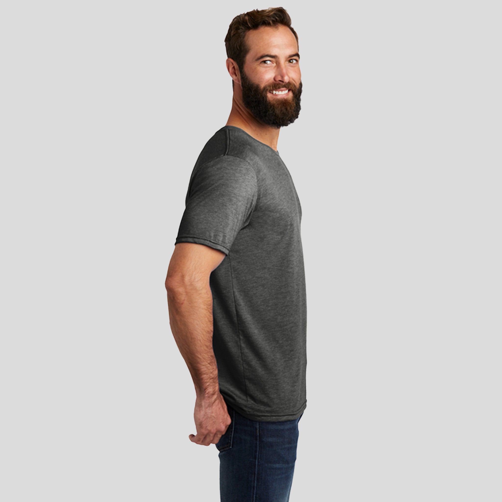 Unisex Tri-Blend Tee | Terrain Grey