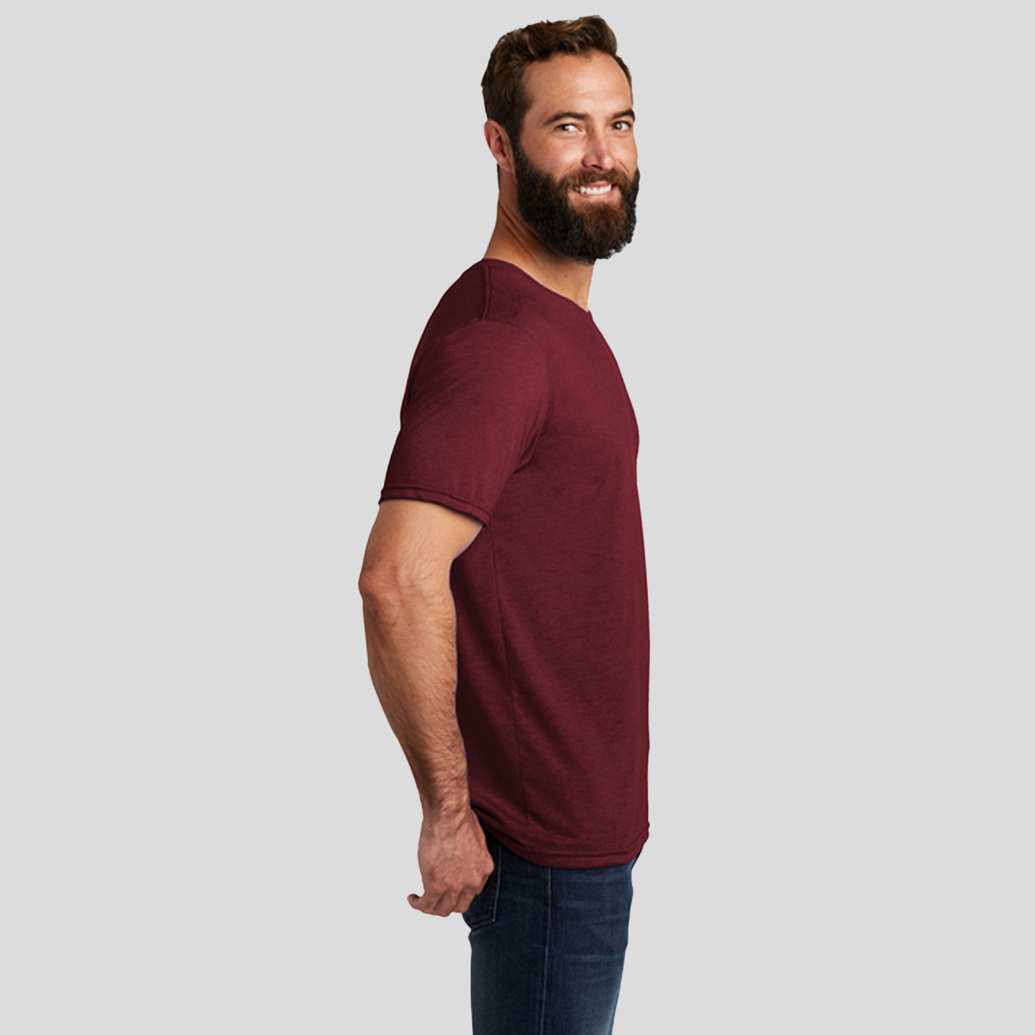 Unisex Tri-Blend Tee | Vino Red