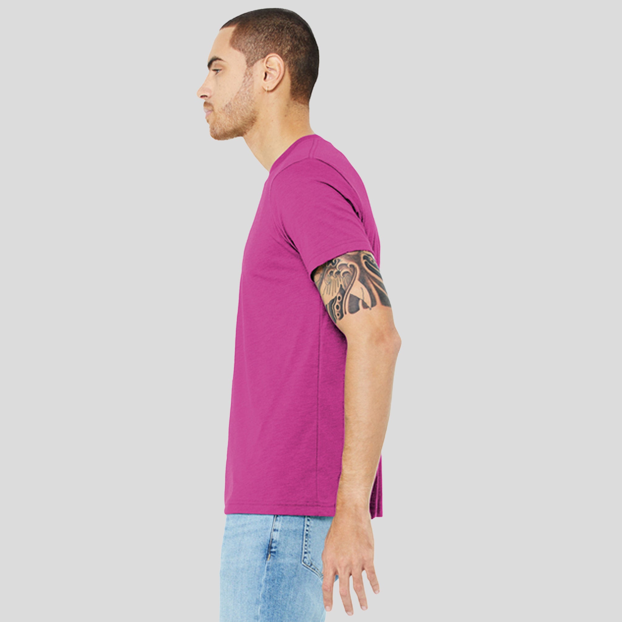 Unisex Triblend Short Sleeve Tee | Berry Triblend