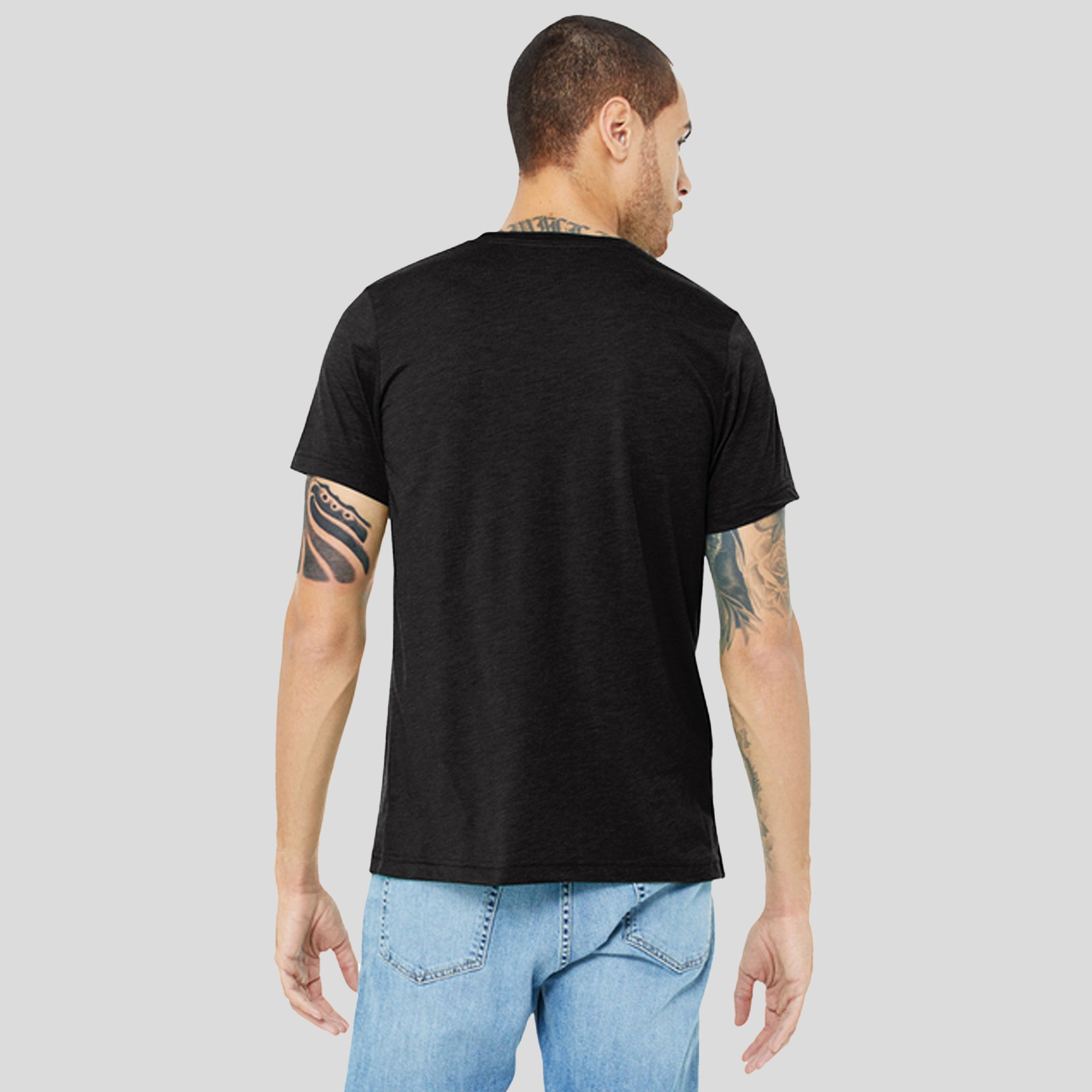 Unisex Triblend Short Sleeve Tee | Black Heather Triblend