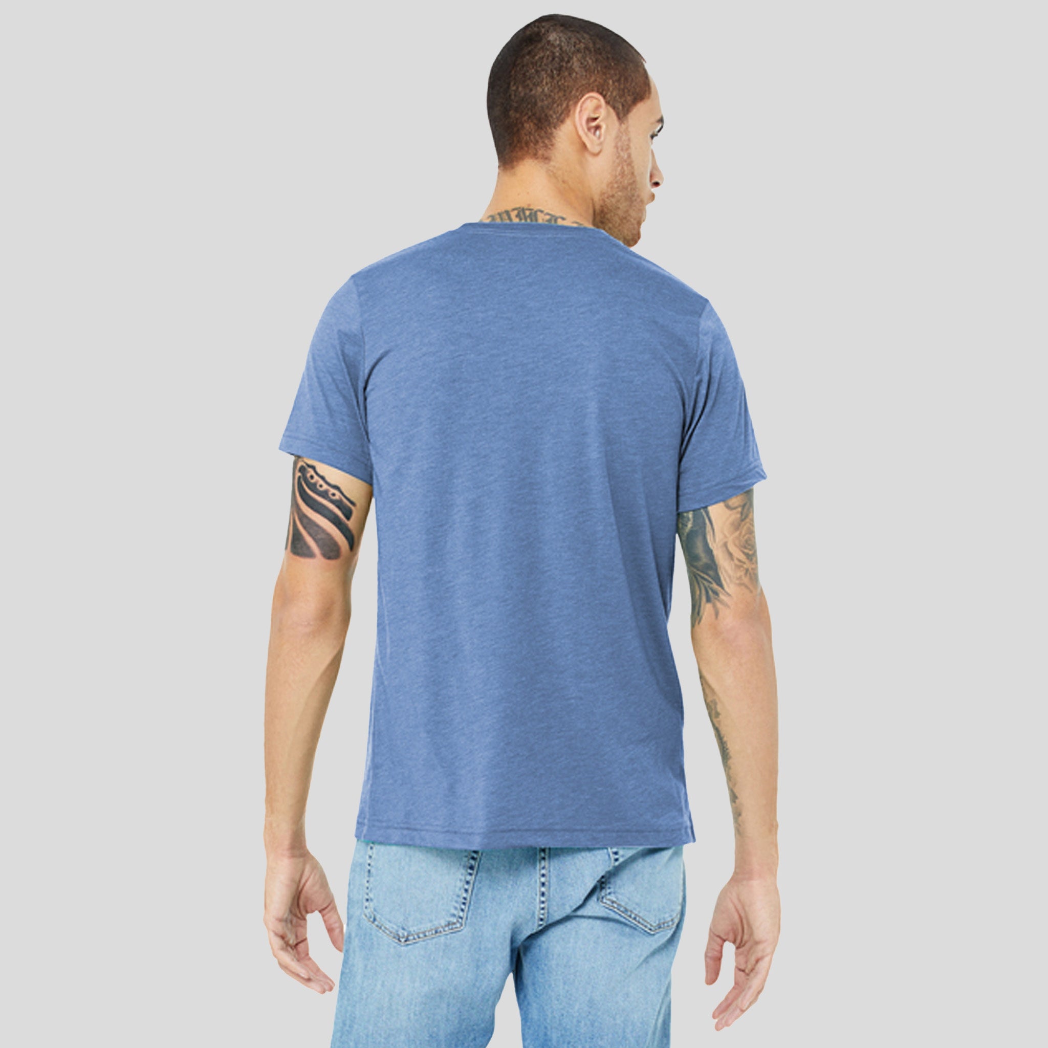 Unisex Triblend Short Sleeve Tee | Blue Triblend