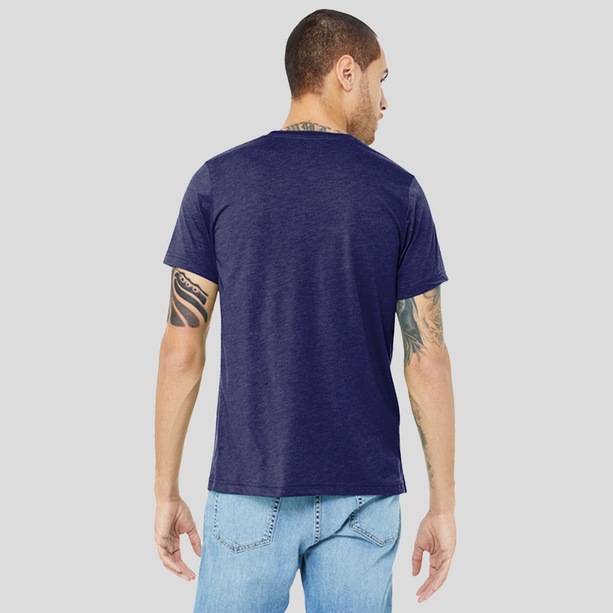 Unisex Triblend Short Sleeve Tee | Navy Triblend