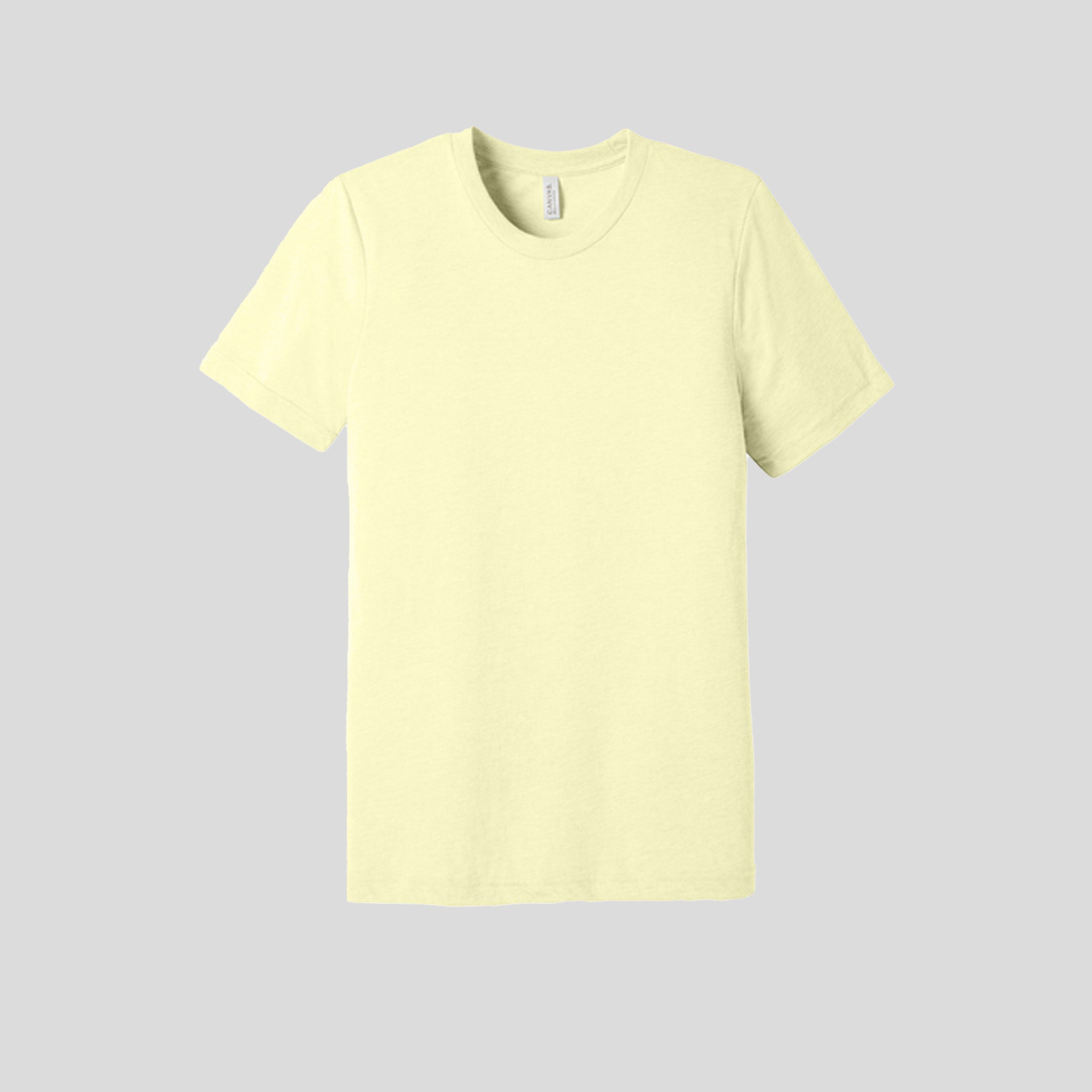 Unisex Triblend Short Sleeve Tee | Pale Yellow Triblend