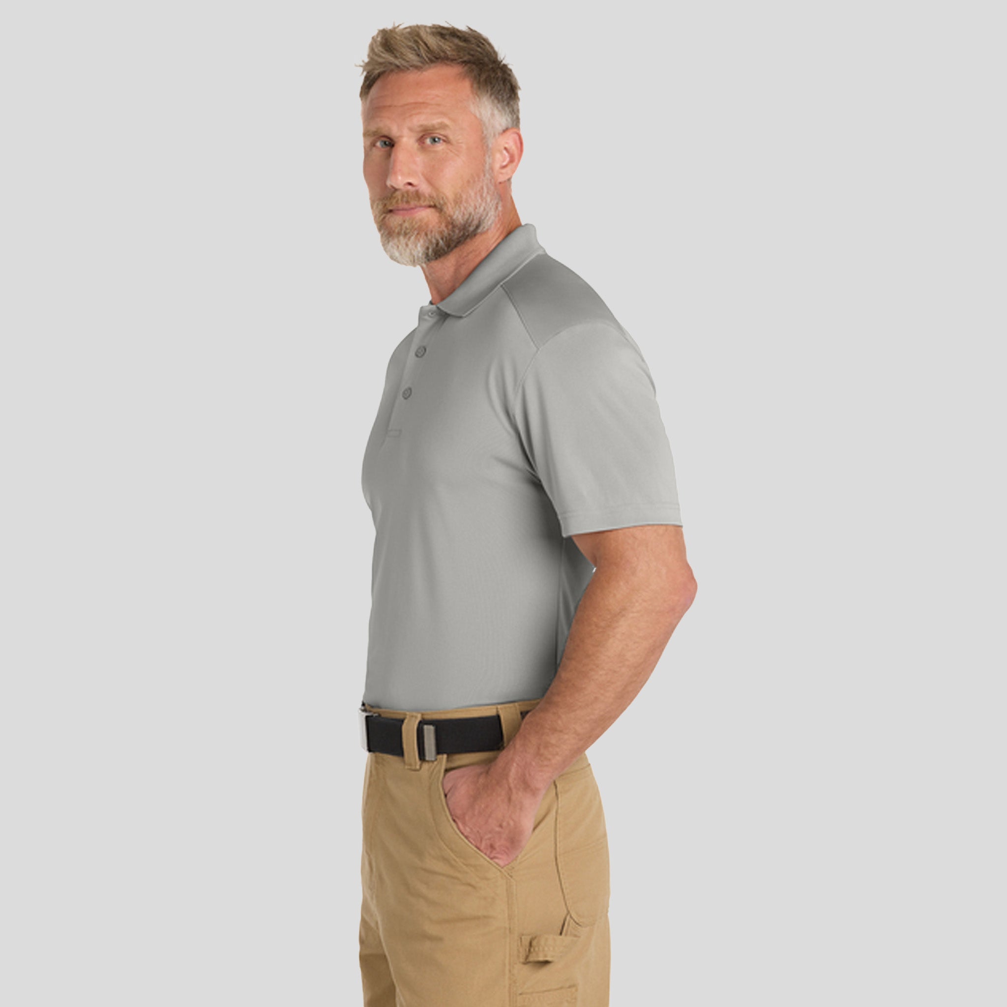 Men's Select Lightweight Snag-Proof Polo | Light Grey