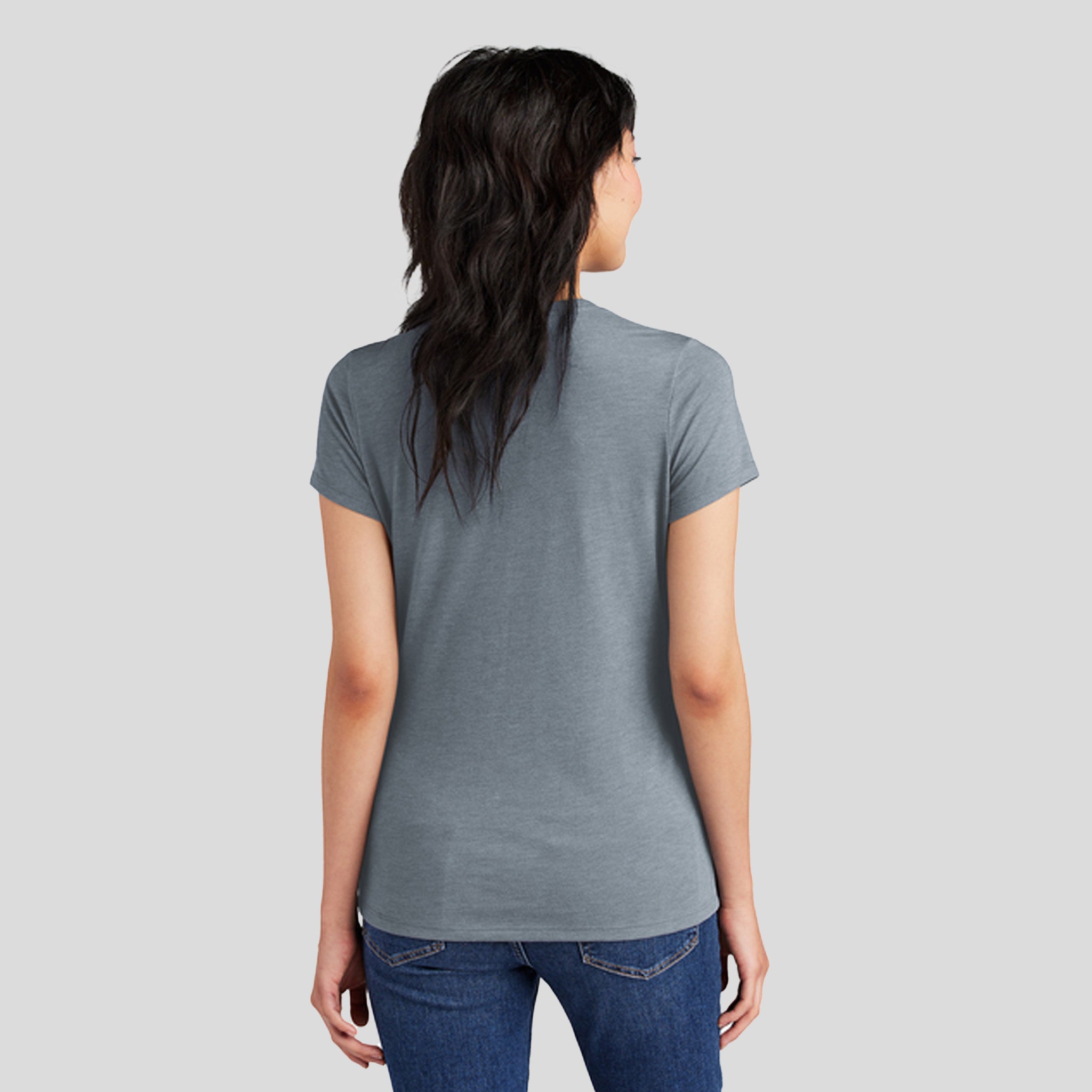 Womenโs Perfect Triยฎ Tee | Flint Blue Heather