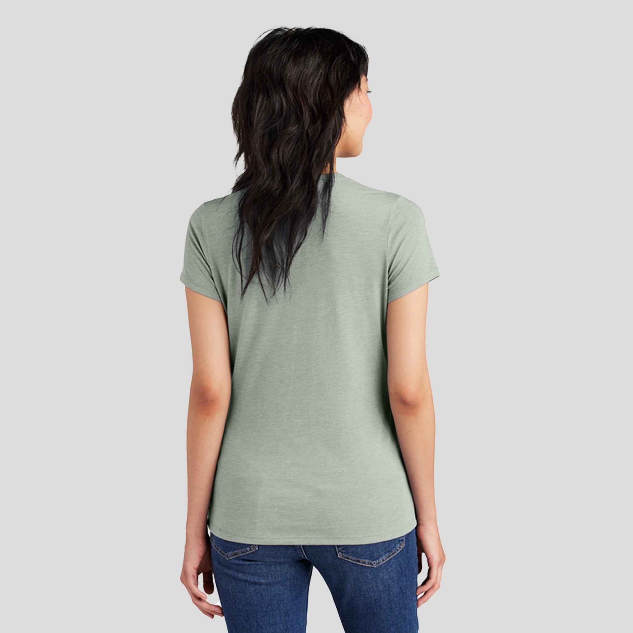 Womenโs Perfect Triยฎ Tee | Heathered Grey