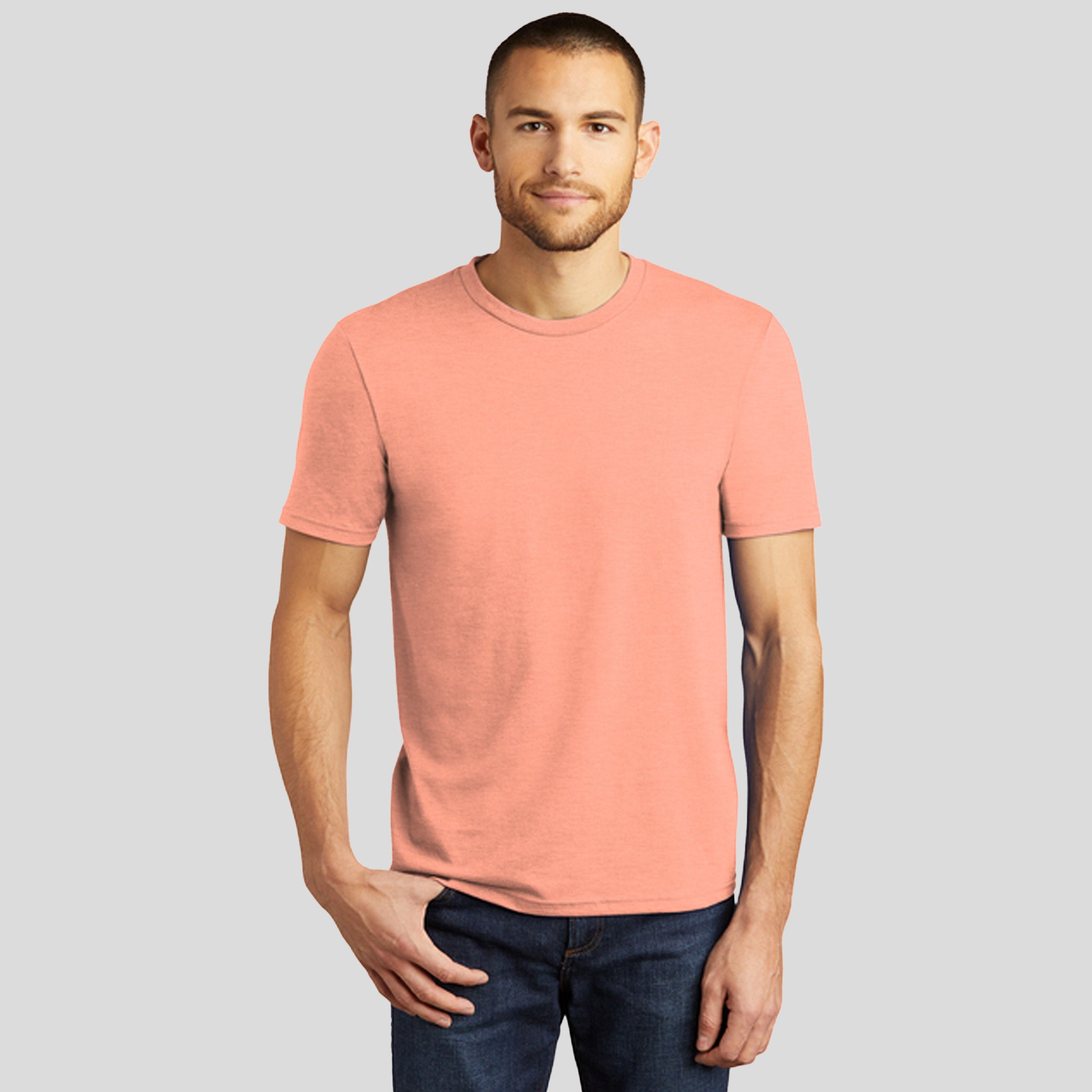 Perfect Triยฎ Tee | Heathered Dusty Peach