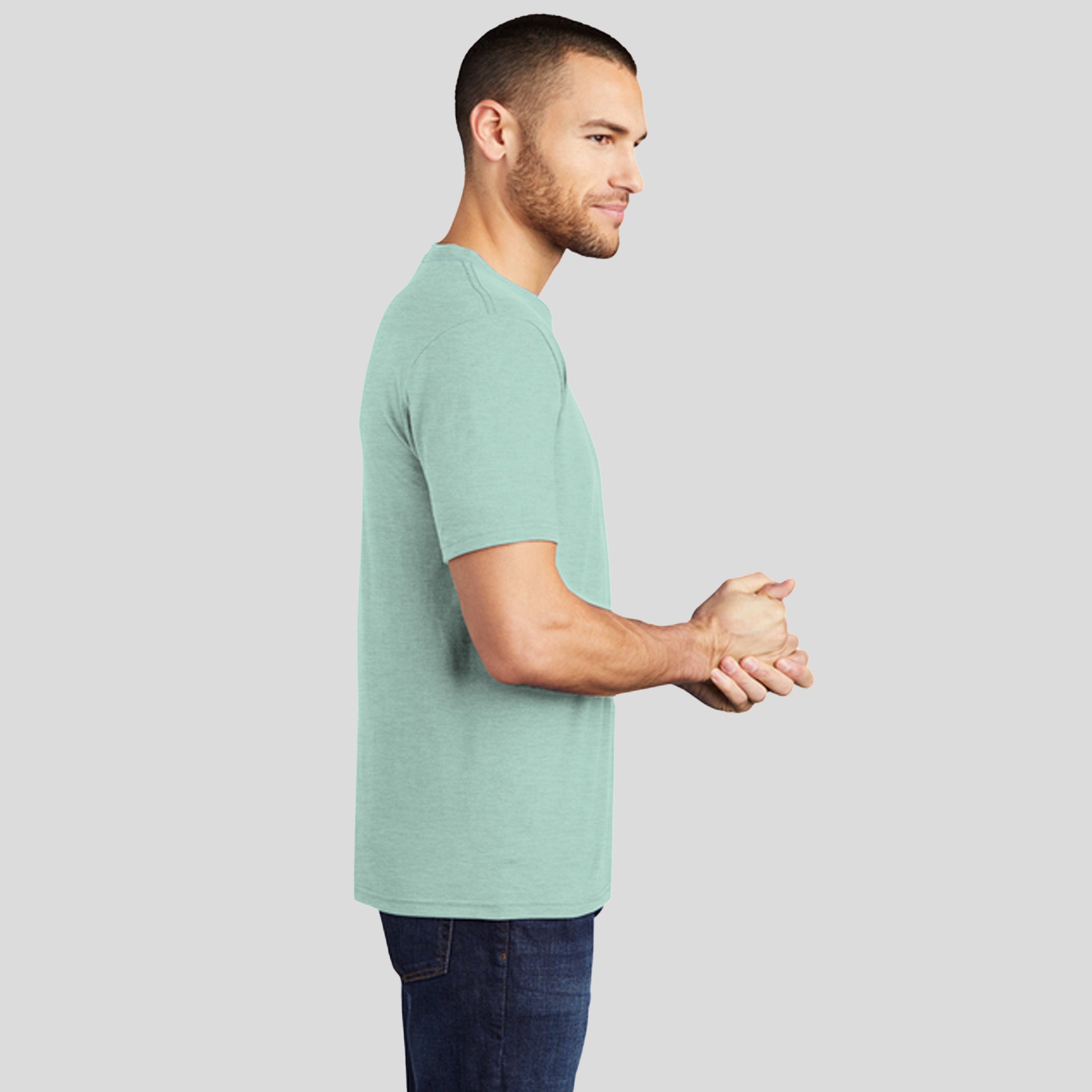Perfect Triยฎ Tee | Heathered Dusty Sage