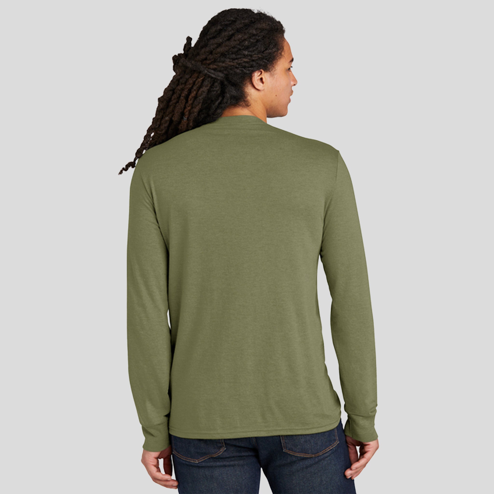 Perfect Triยฎ Long Sleeve Tee | Military Green Frost