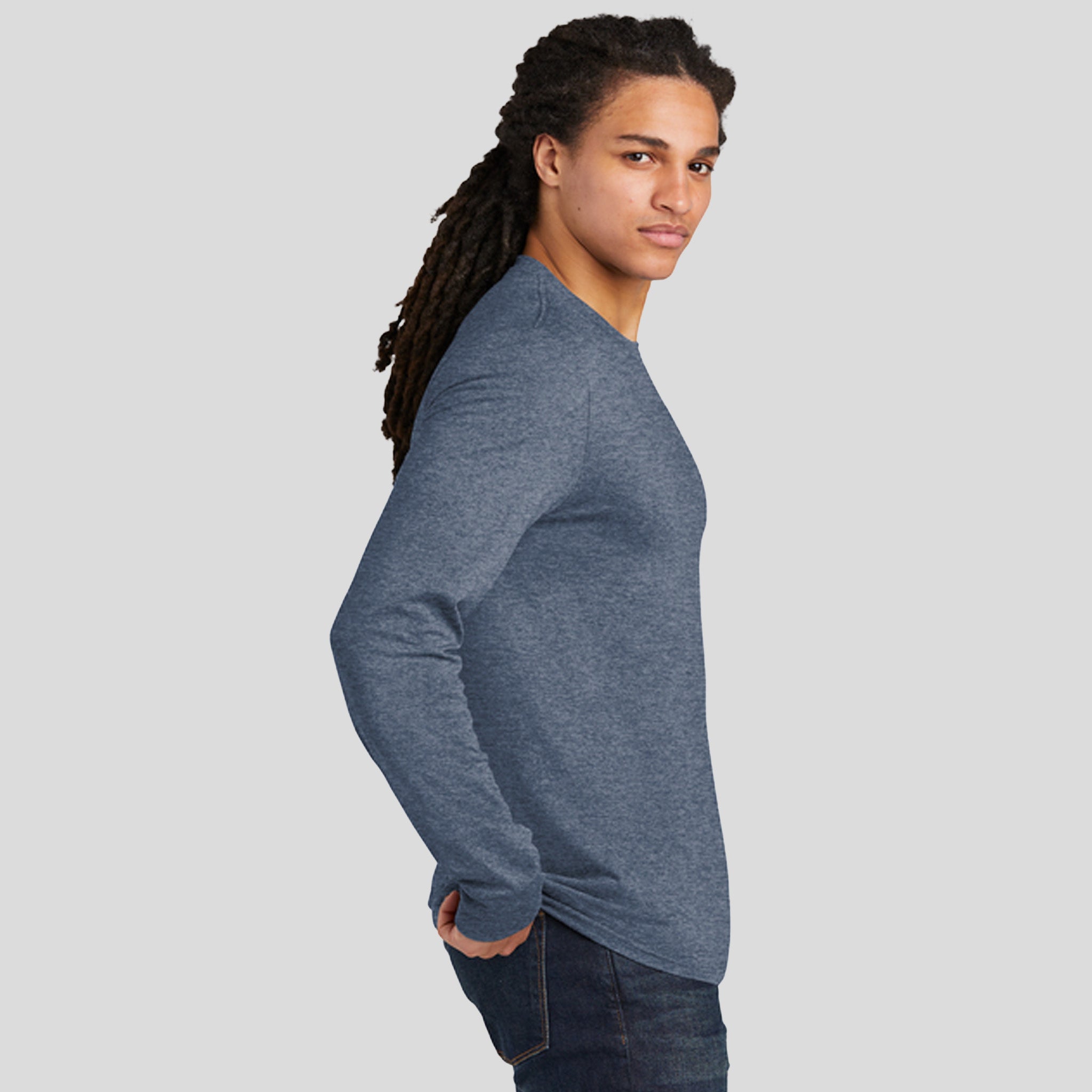 Perfect Triยฎ Long Sleeve Tee | Navy Frost