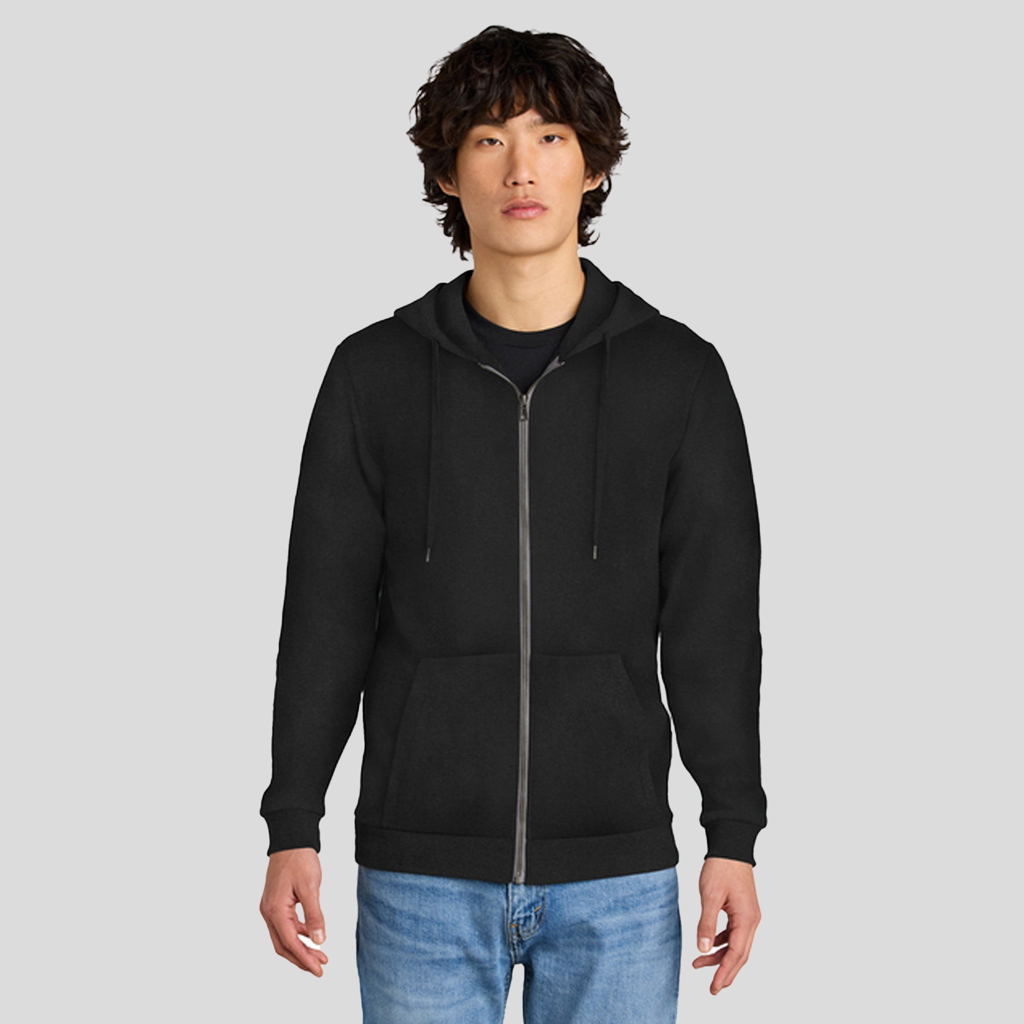Perfect Triยฎ Fleece Full-Zip Hoodie | Black
