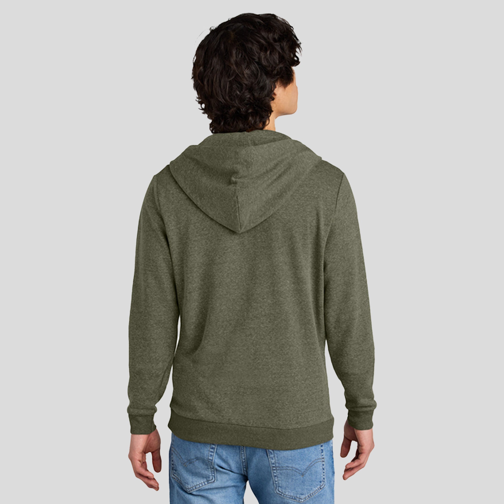 Perfect Triยฎ Fleece Full-Zip Hoodie | Military Green Frost