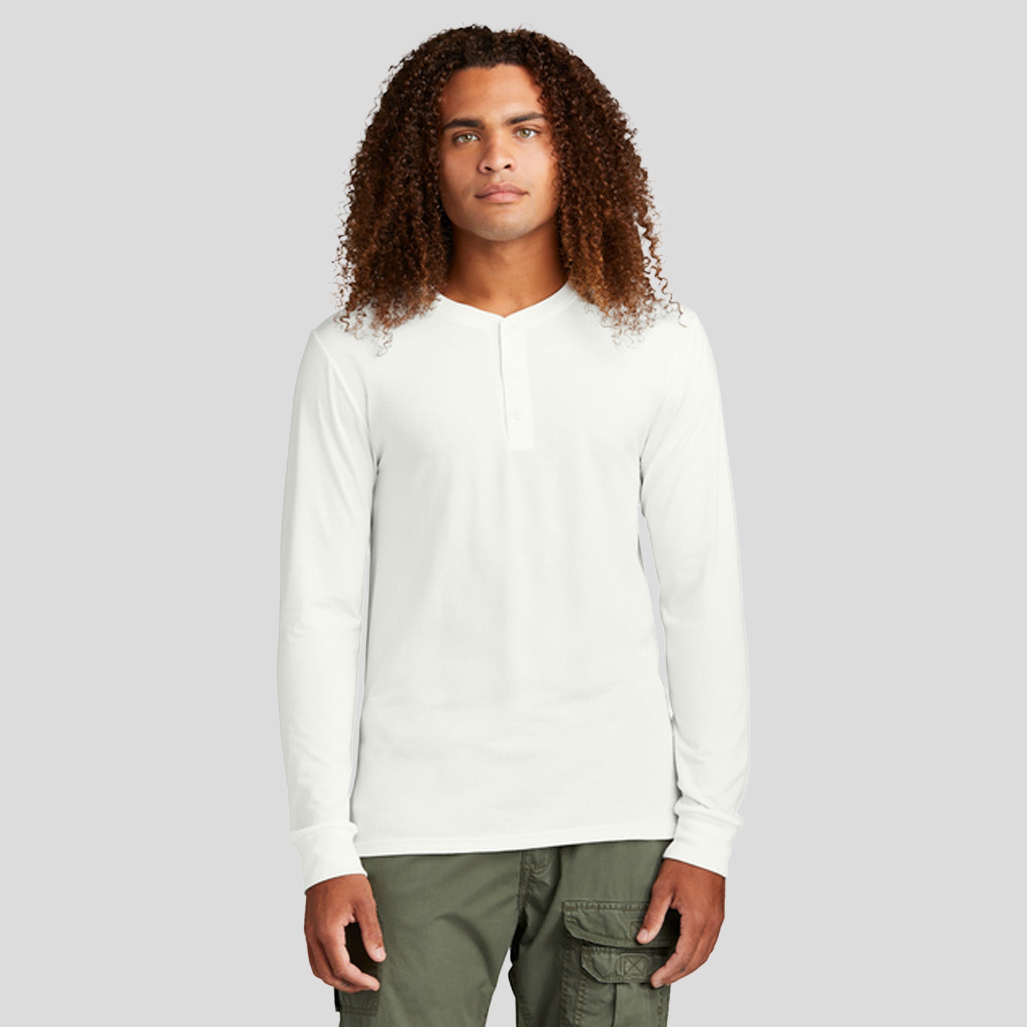 Perfect Triยฎ Long Sleeve Henley | Natural