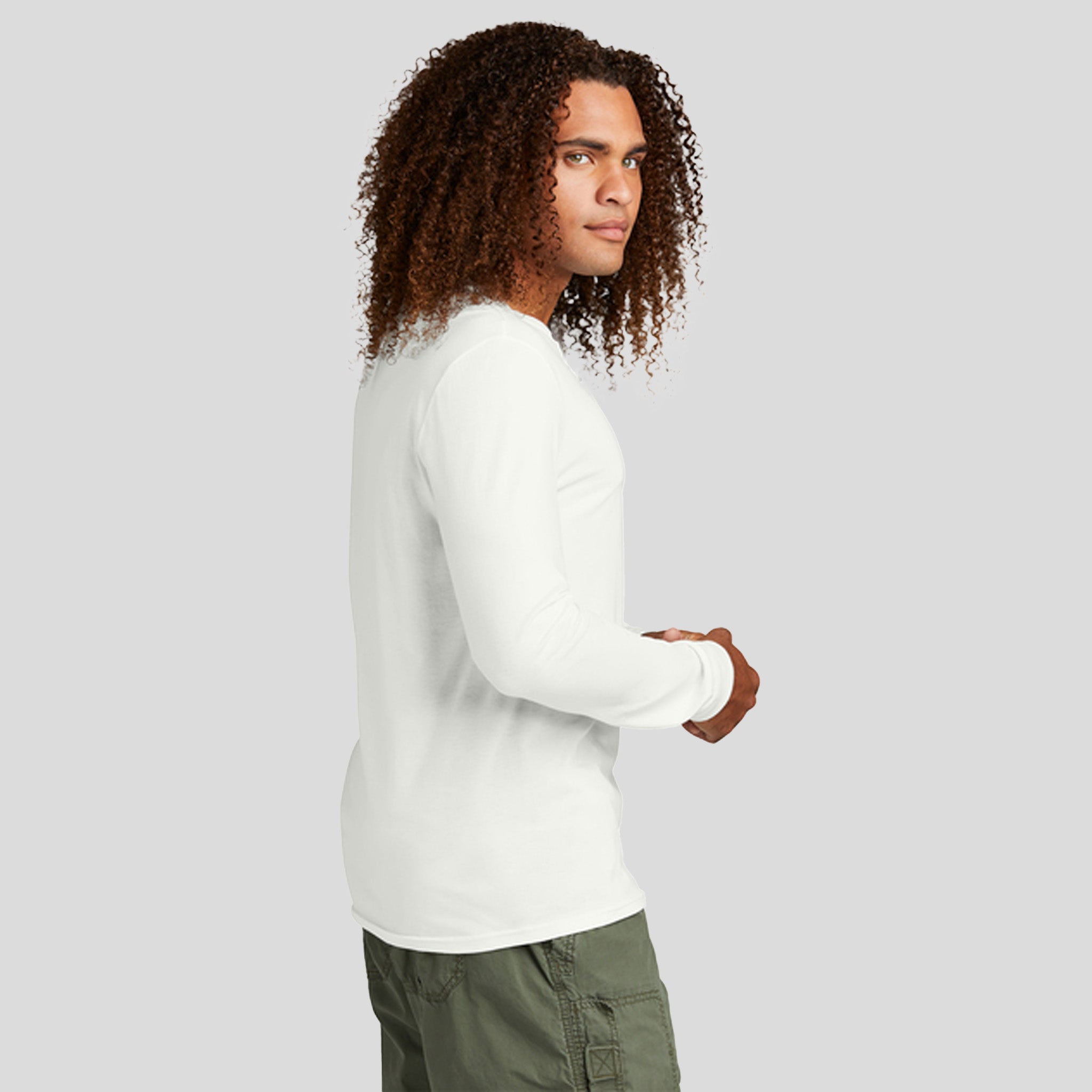 Perfect Triยฎ Long Sleeve Henley | Natural