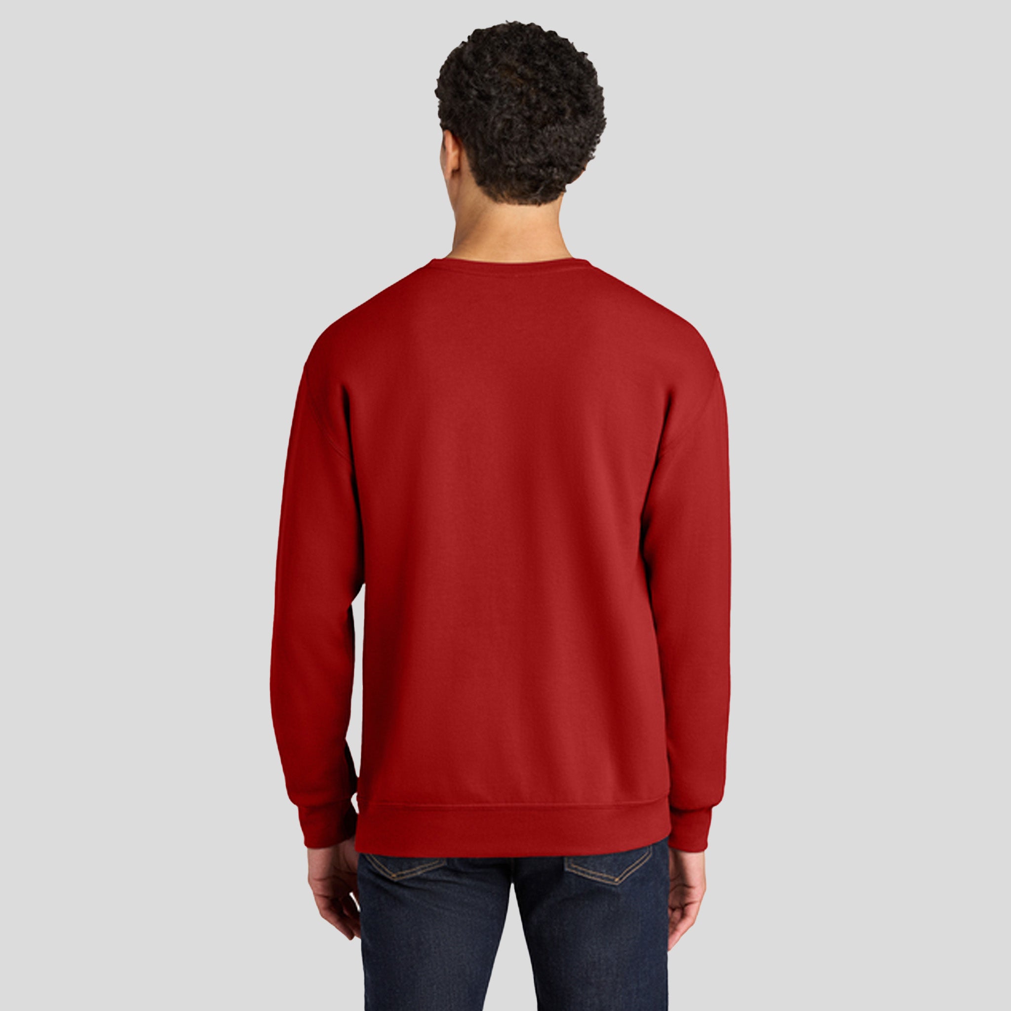 Ultimateβ’ Unisex CVC Ring Spun Crewneck Sweatshirt | True Red