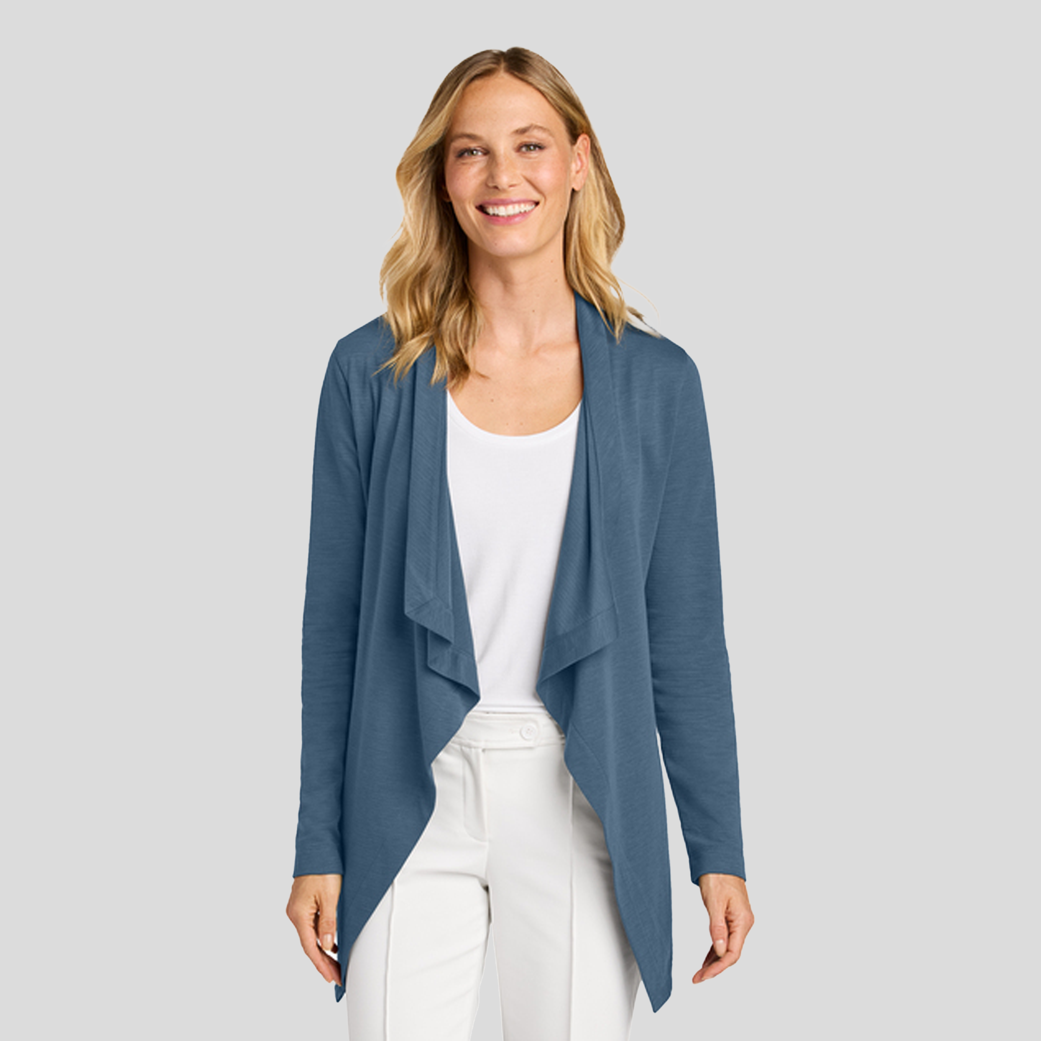 Womenβs Breakwater Open Cardigan | Dusk Blue